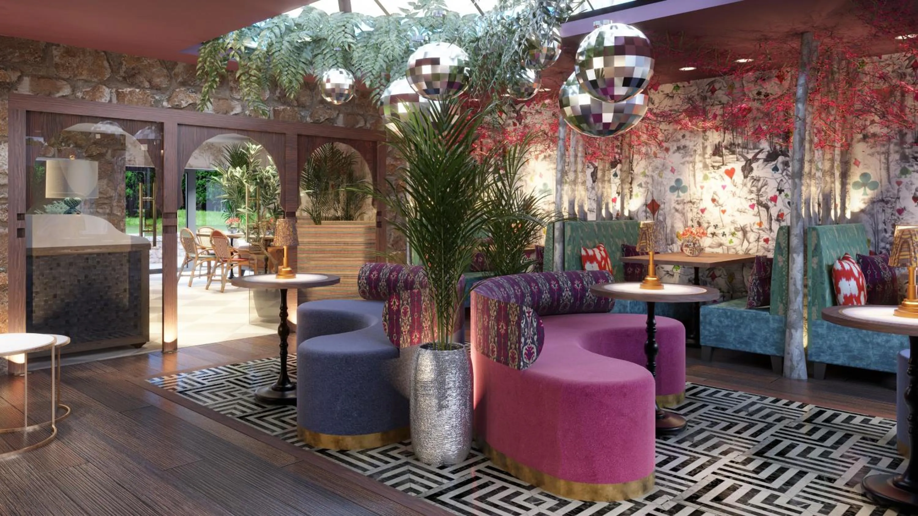 Lounge or bar in The Tempus at Charlton Hall Estate