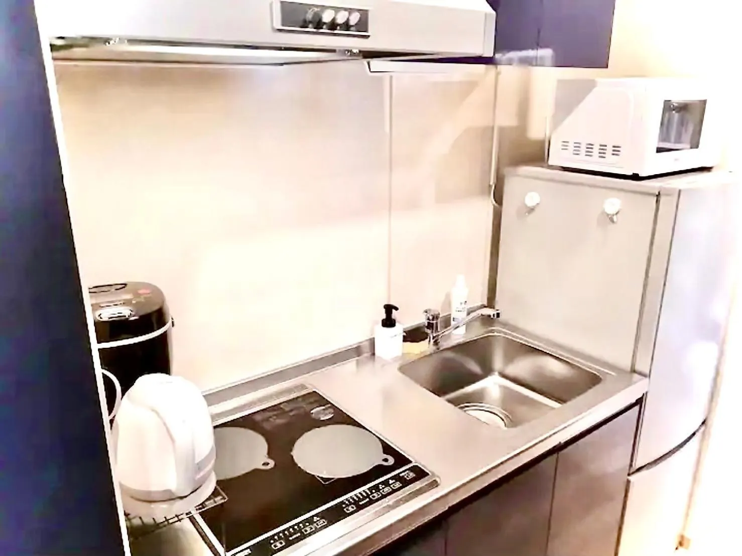 Kitchen or kitchenette in Eternity APARTMENT HOTEL SHINAGAWA