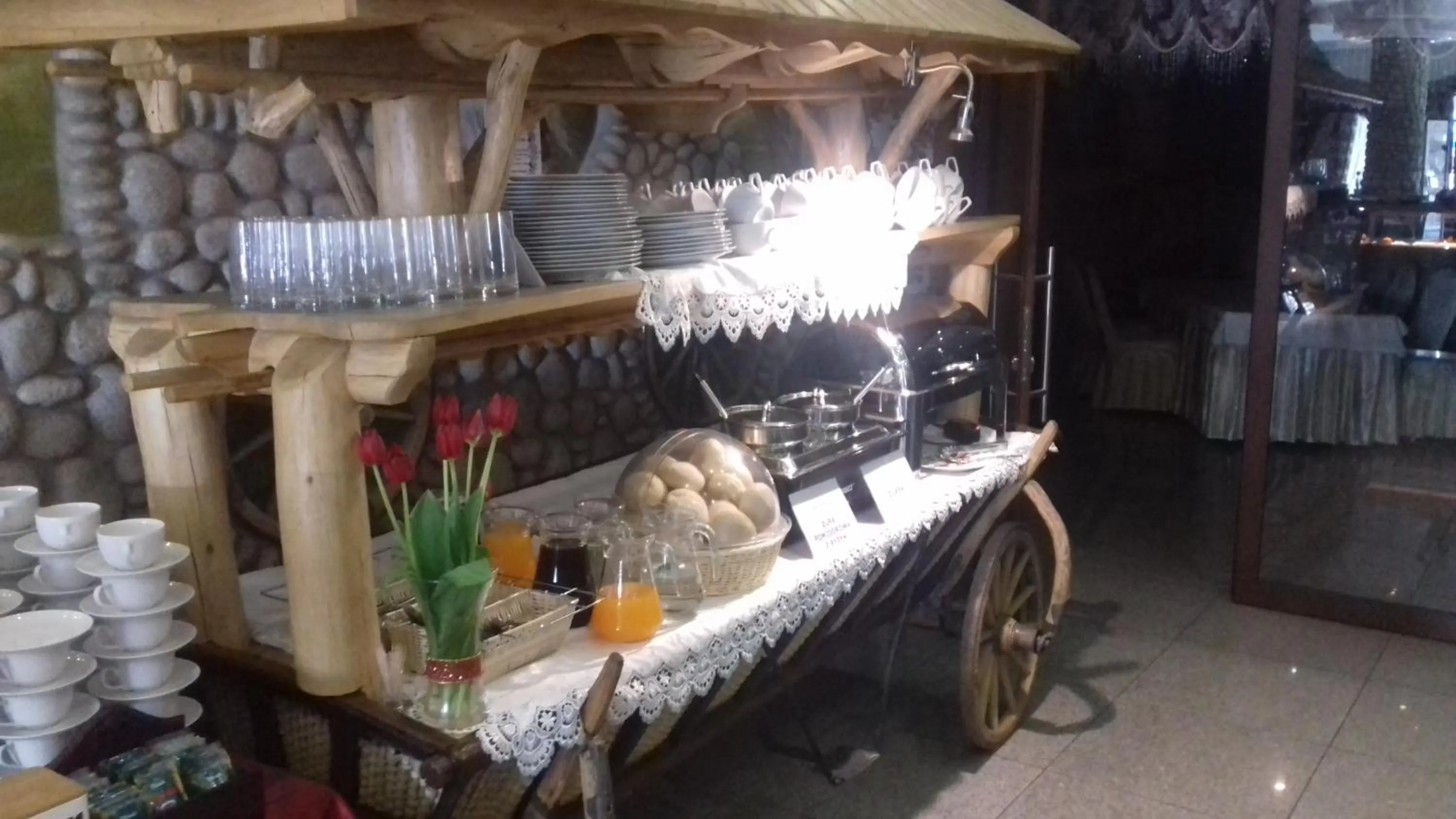 Buffet breakfast in Prymus