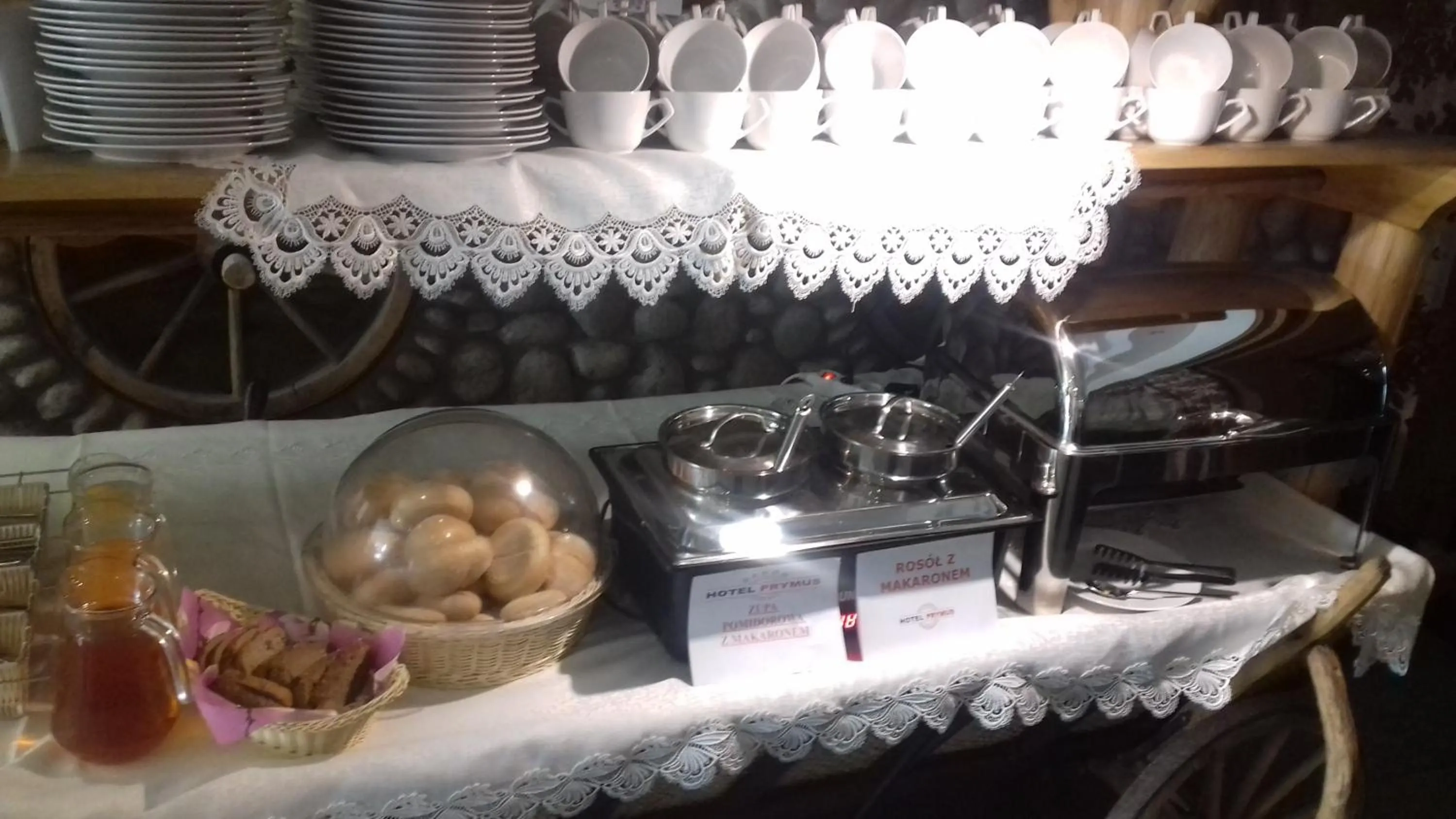 Buffet breakfast in Prymus