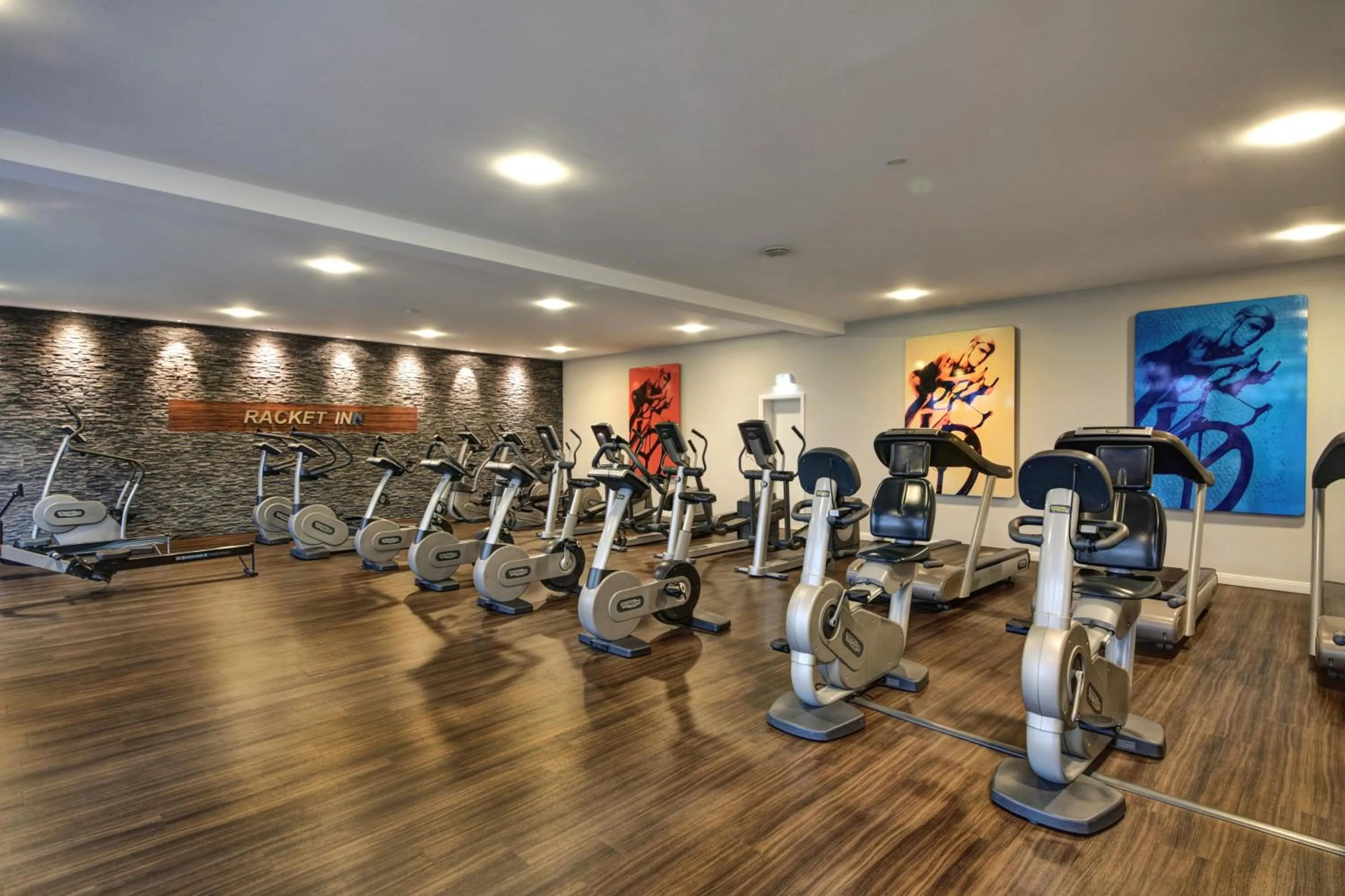 Fitness centre/facilities in Sporthotel Racket Inn