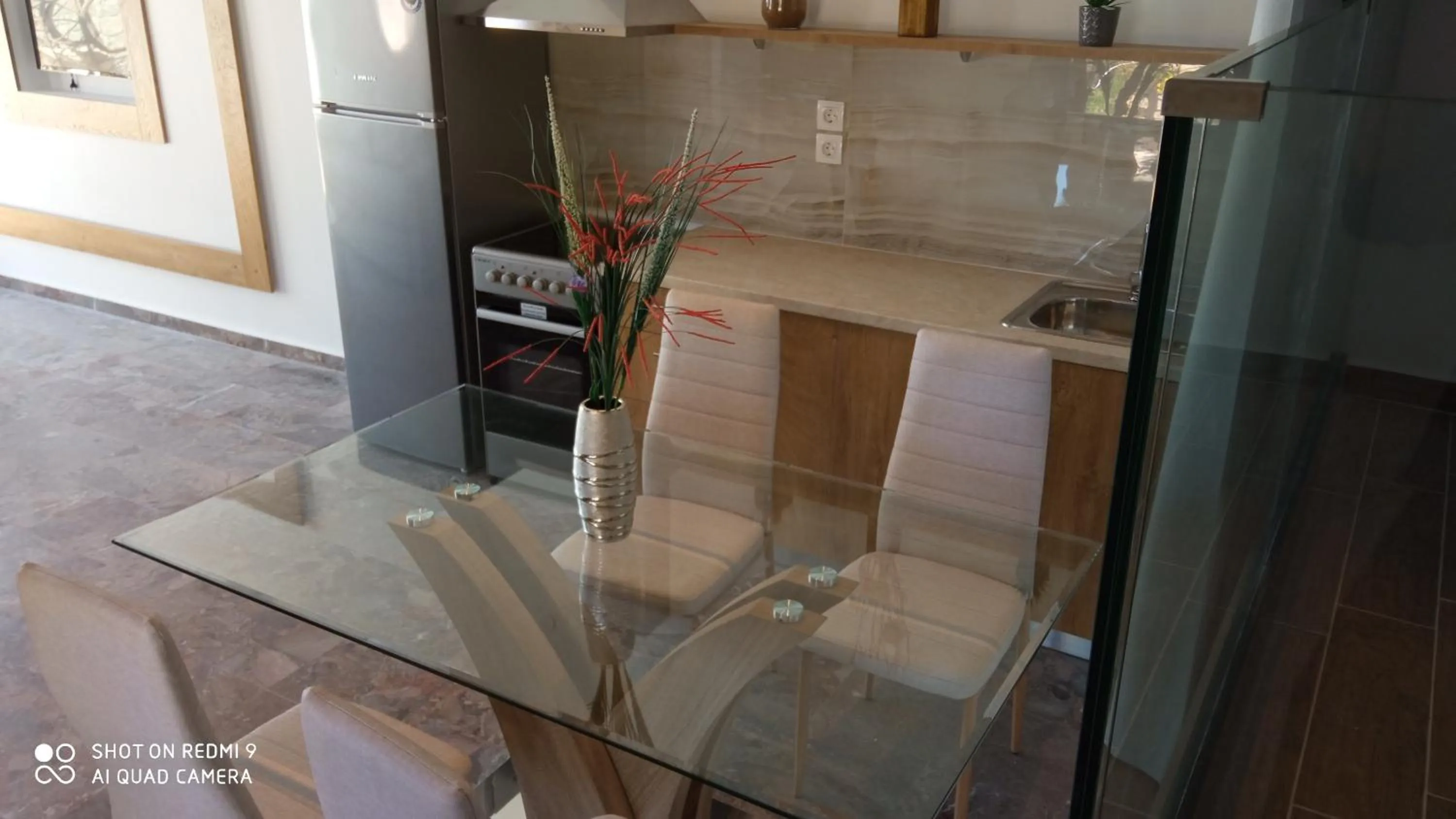 Dining area in Zeus Throne Suites