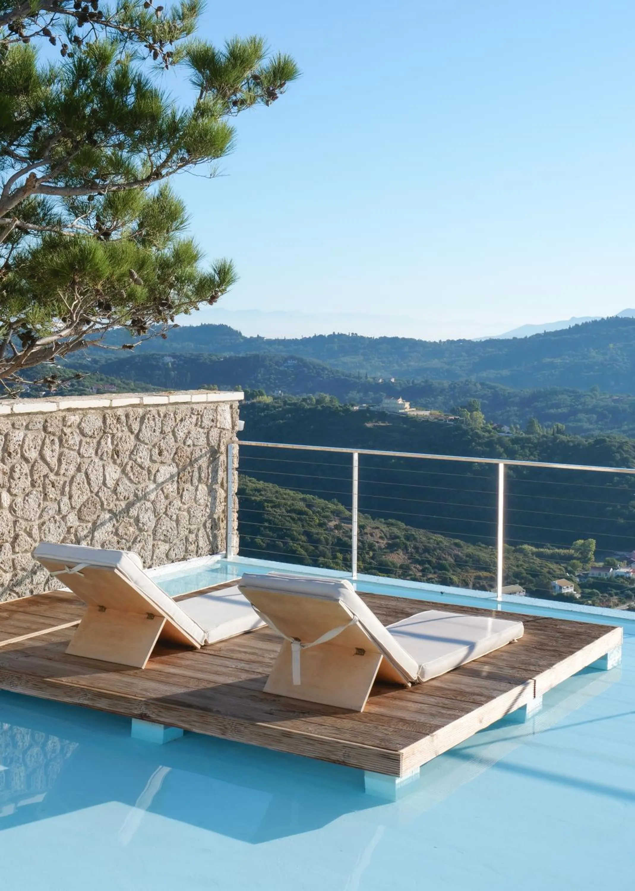 Swimming pool in Zeus Throne Suites