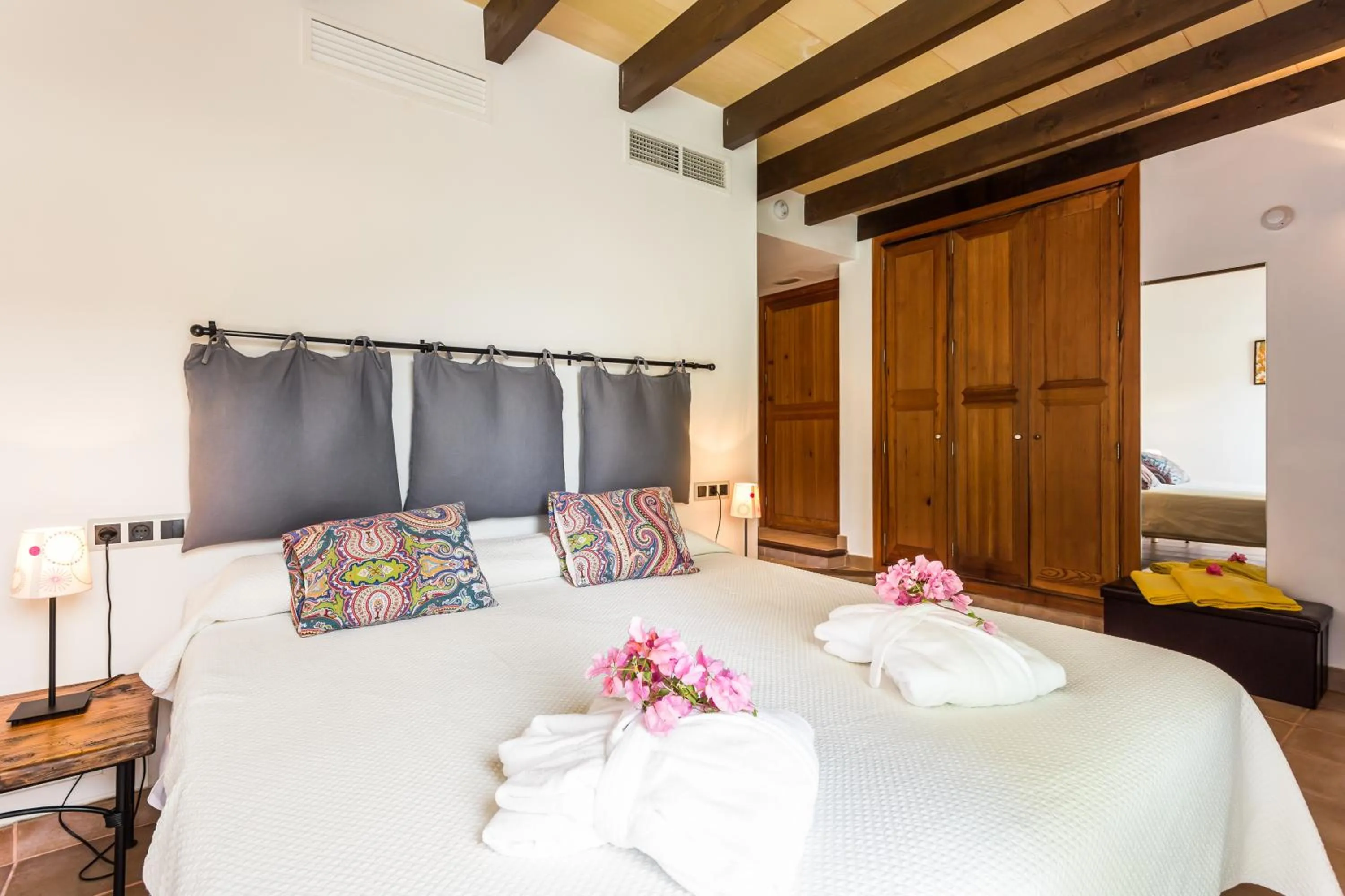 Decorative detail, Bed in Finca Son Ametler