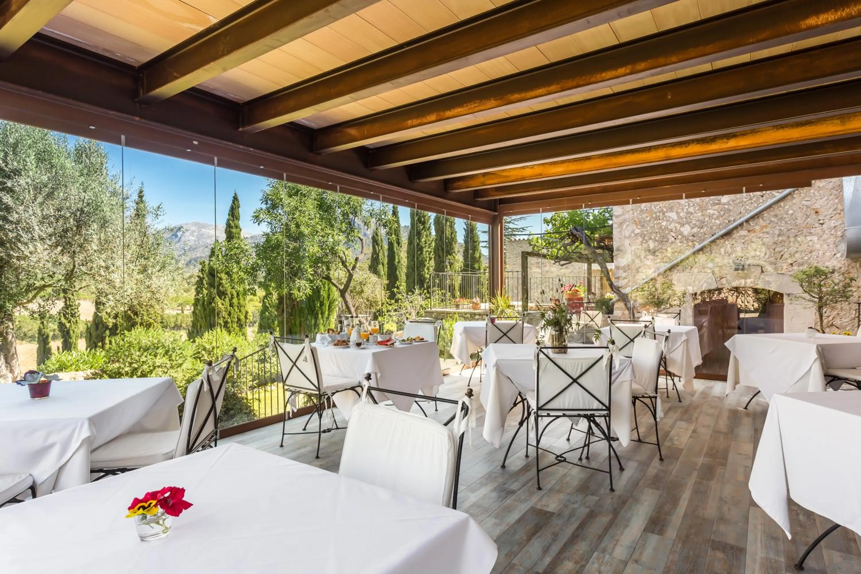 Breakfast in Finca Son Ametler