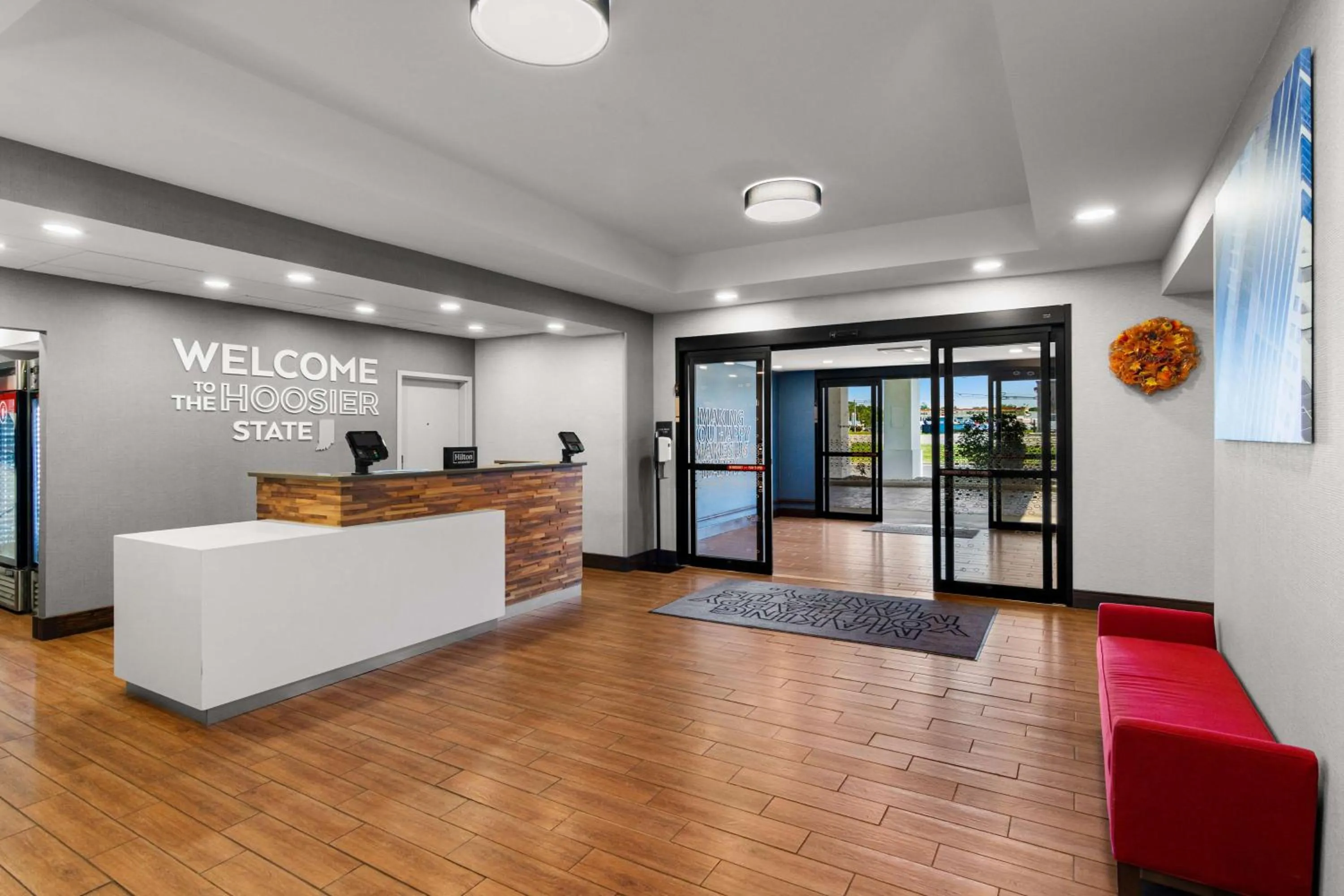 Lobby or reception in Hampton Inn & Suites Schererville