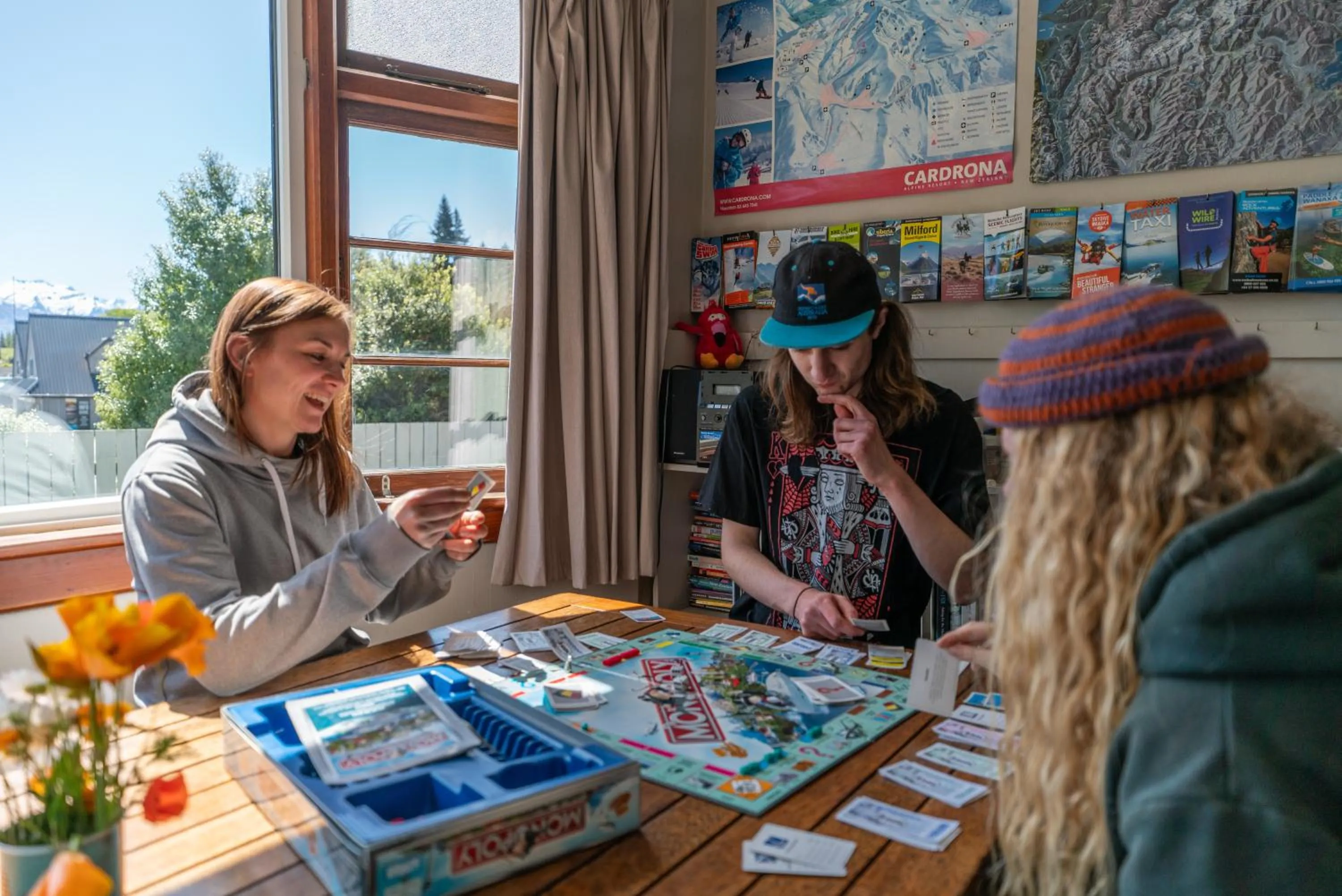 Game Room in Mountain View Backpackers