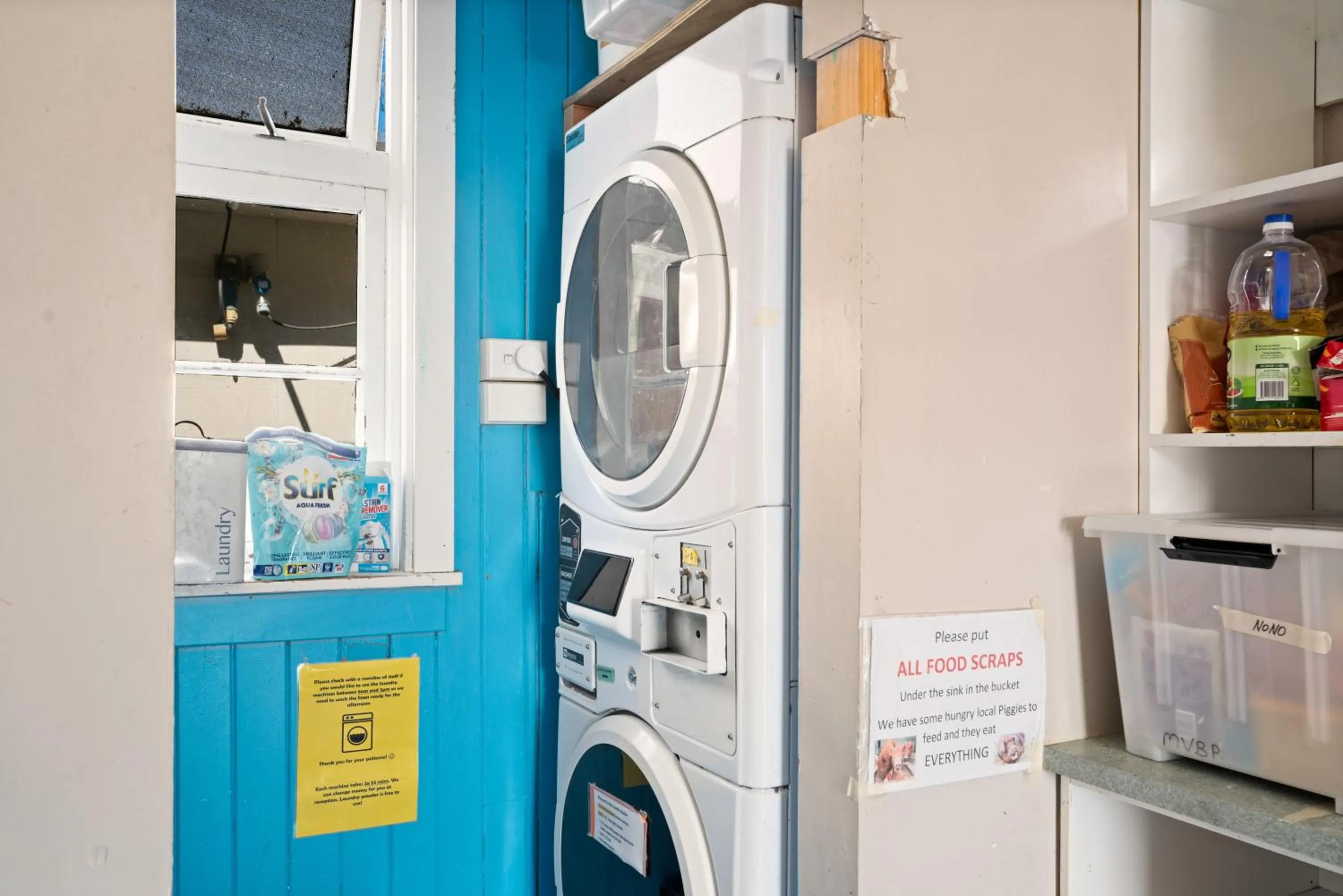 laundry in Mountain View Backpackers
