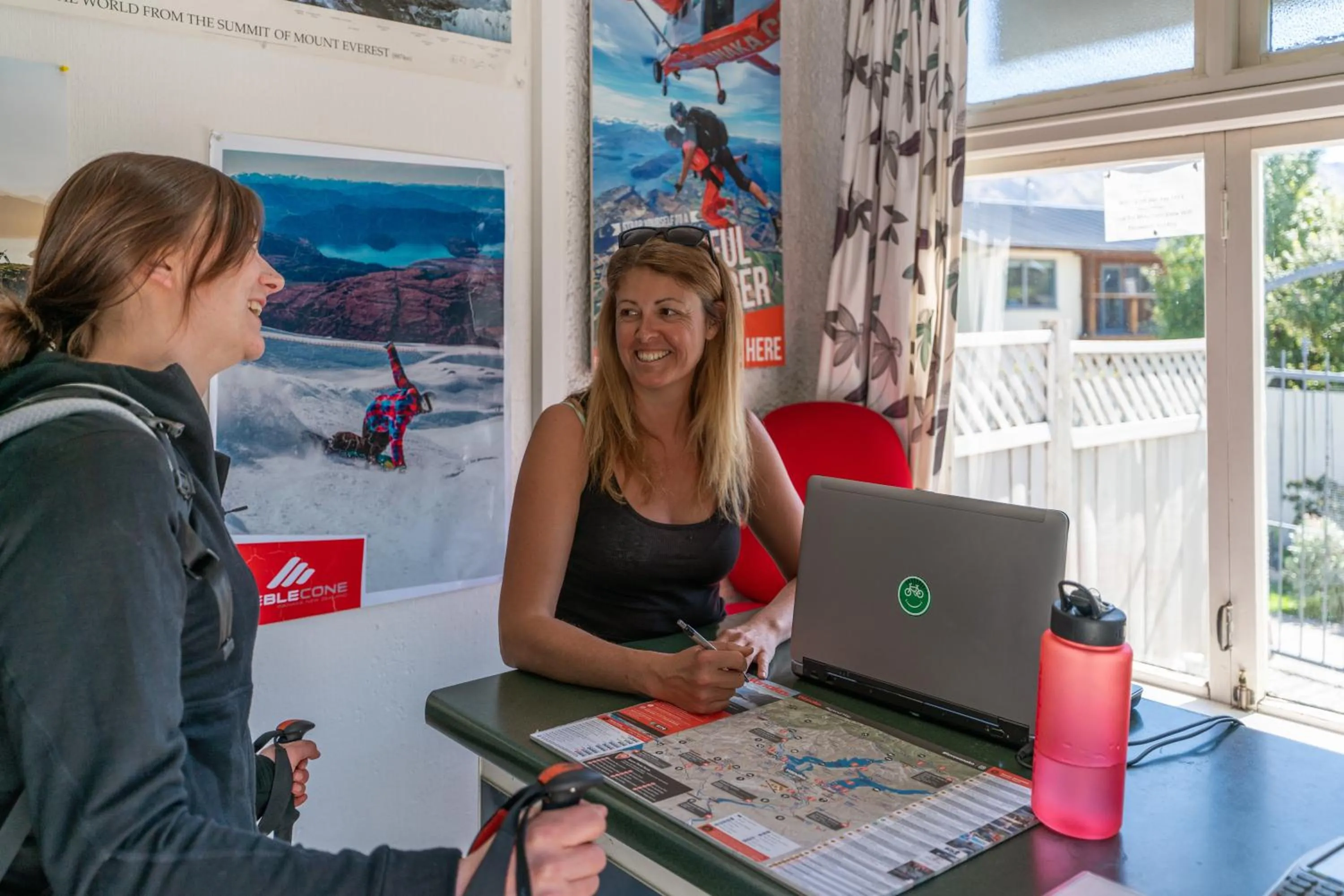 Lobby or reception in Mountain View Backpackers
