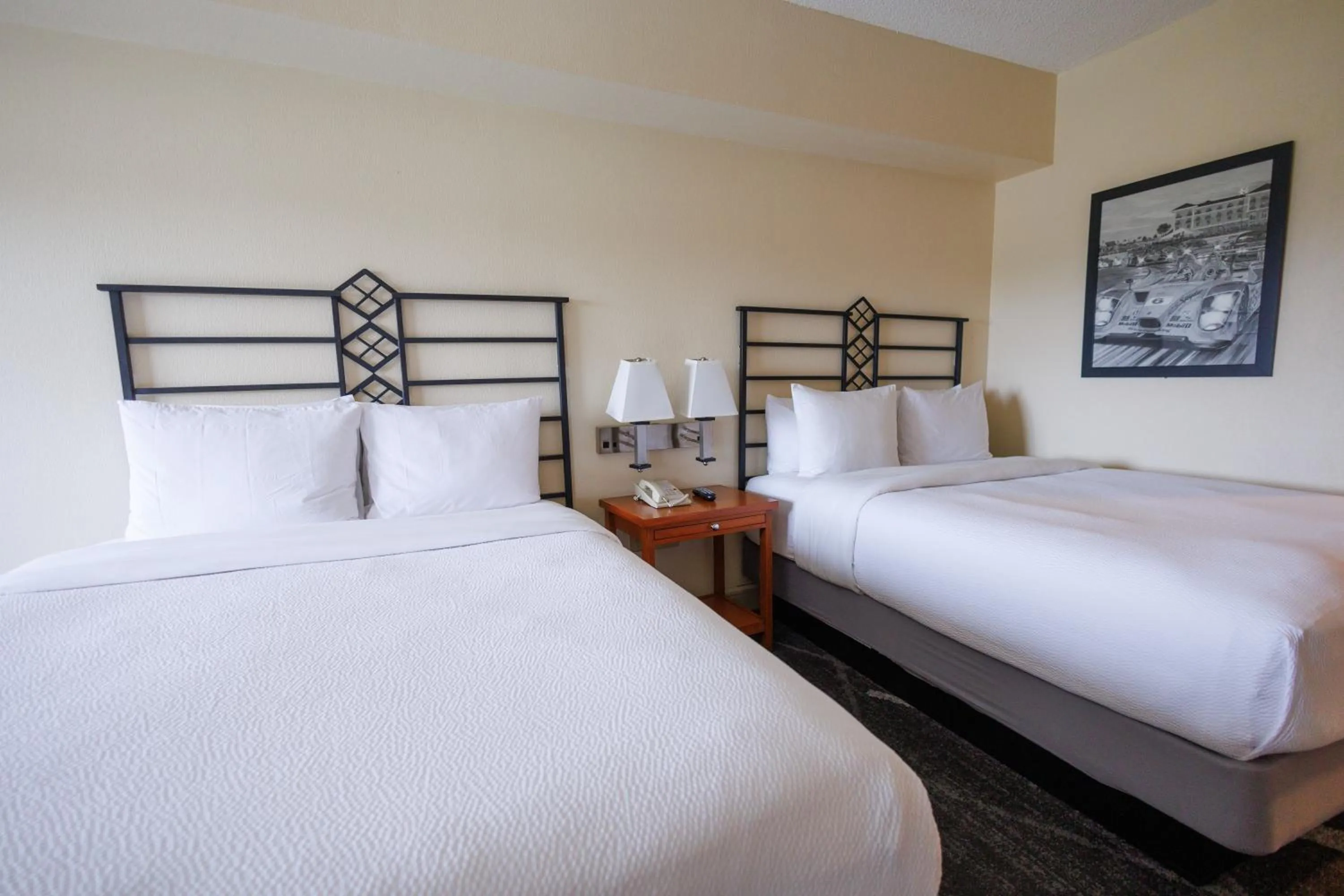 Bed in SEVEN Sebring Raceway Hotel