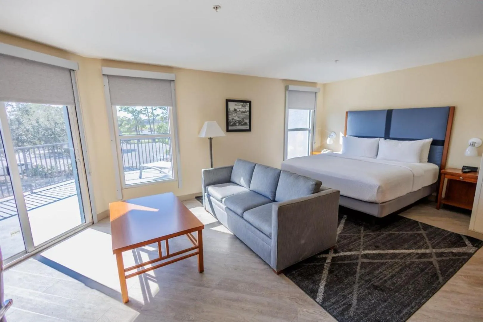 Bed in SEVEN Sebring Raceway Hotel