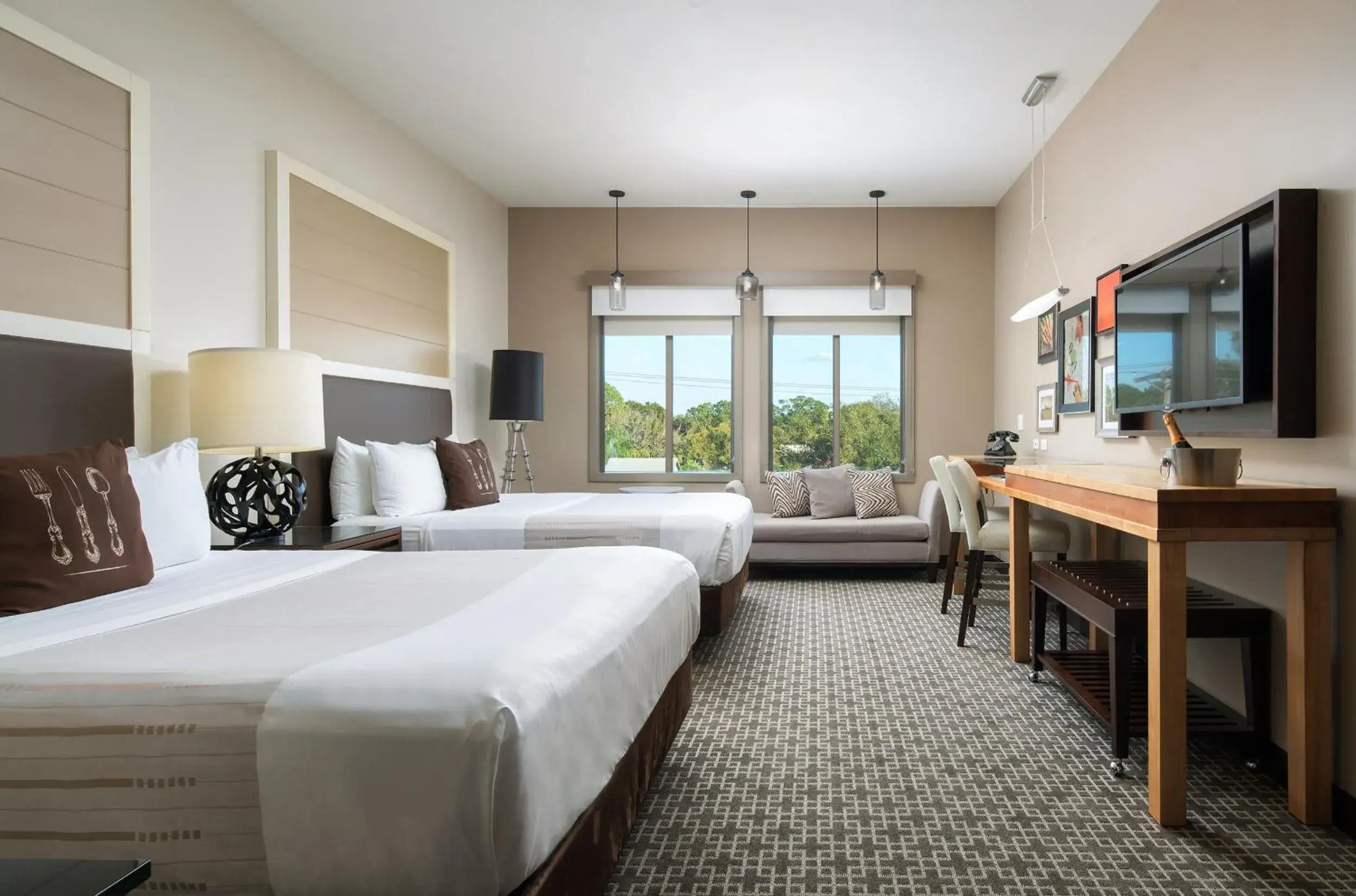 Bed in Epicurean Hotel, Autograph Collection Bed in Epicurean Hotel, Autograph Collection