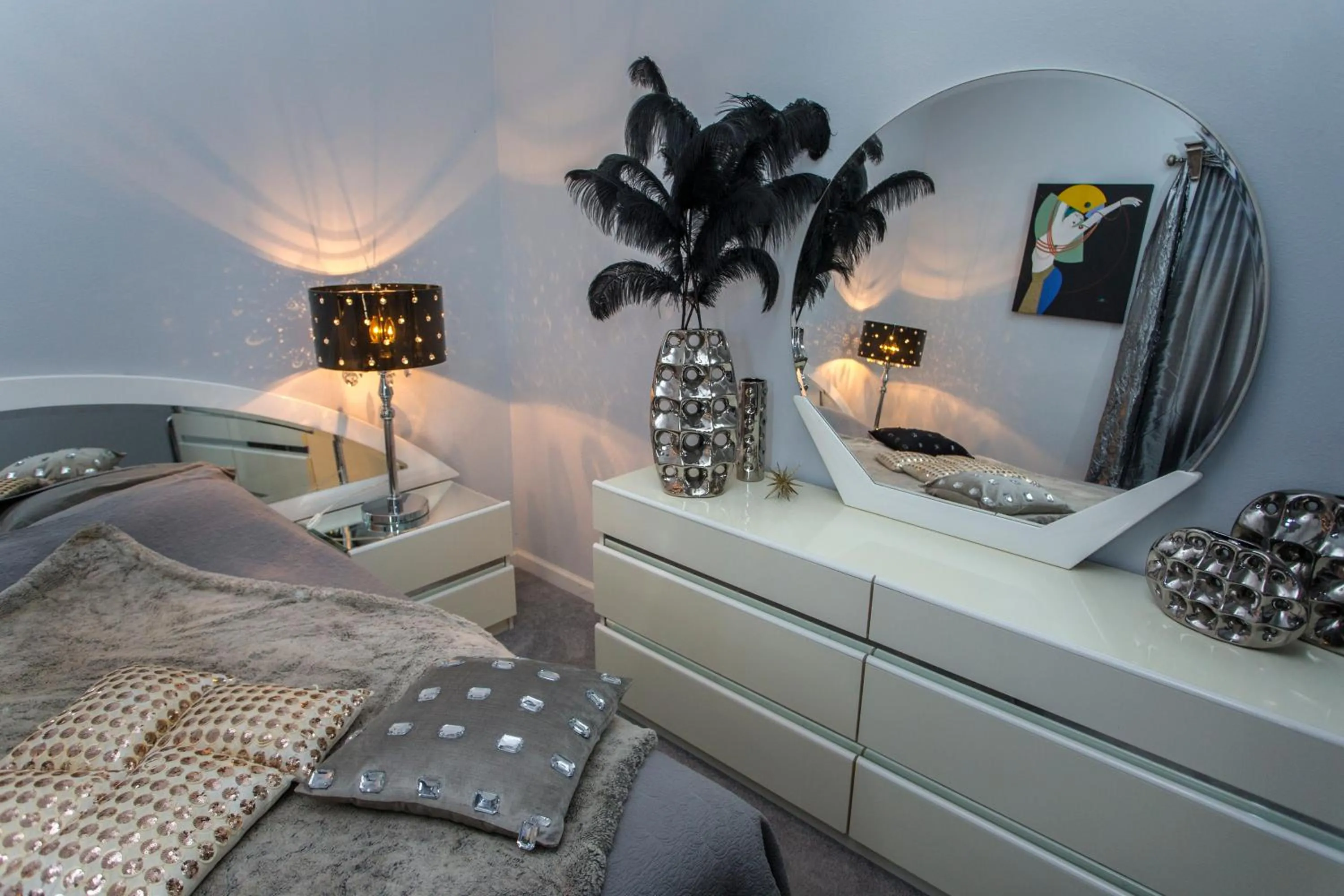 Bed in Starlight Boutique Hotel Pioneertown