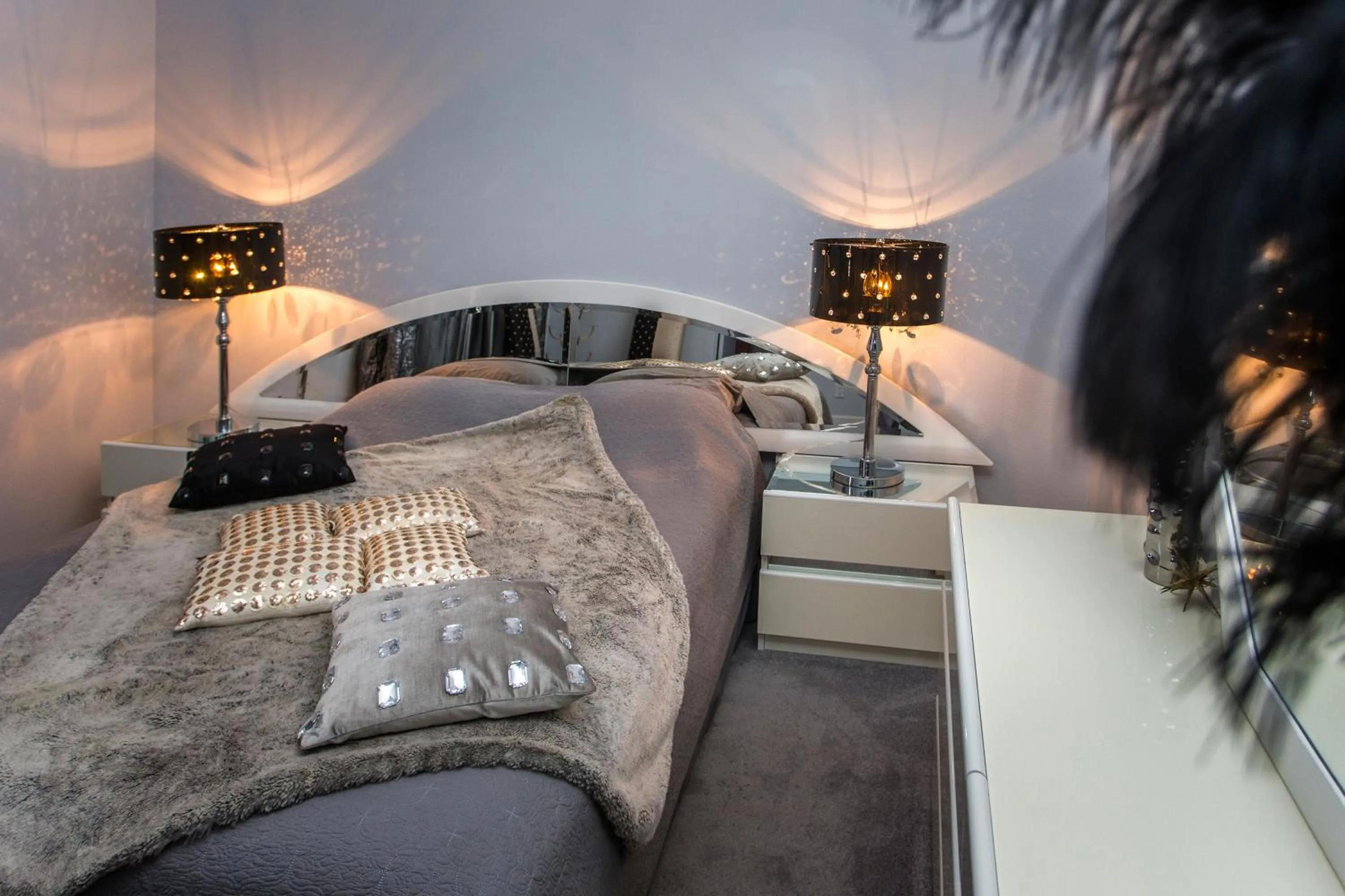 Bed in Starlight Boutique Hotel Pioneertown