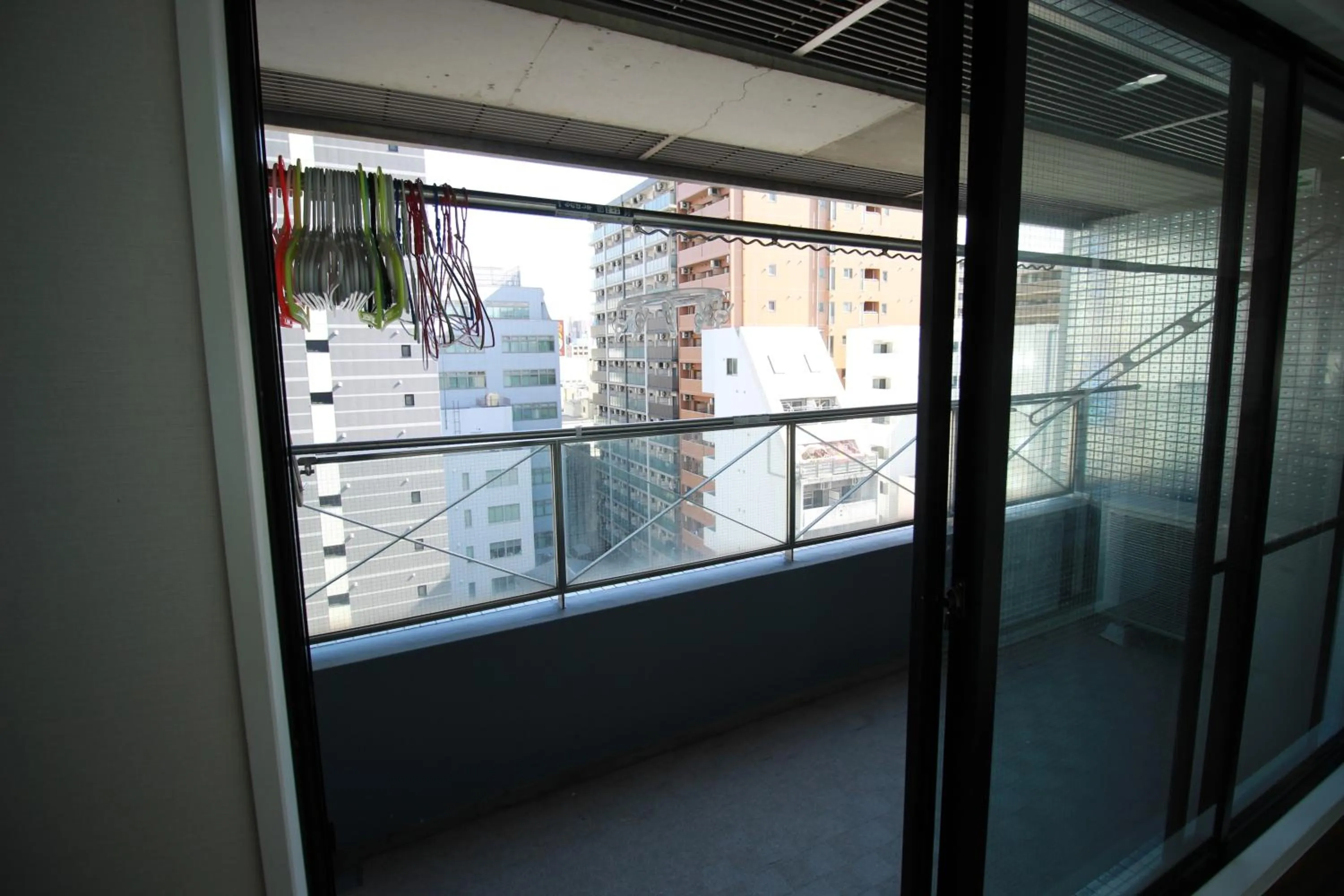 Balcony/Terrace in Atrium Deluxe Apartments Osaka - Self Check-In Only