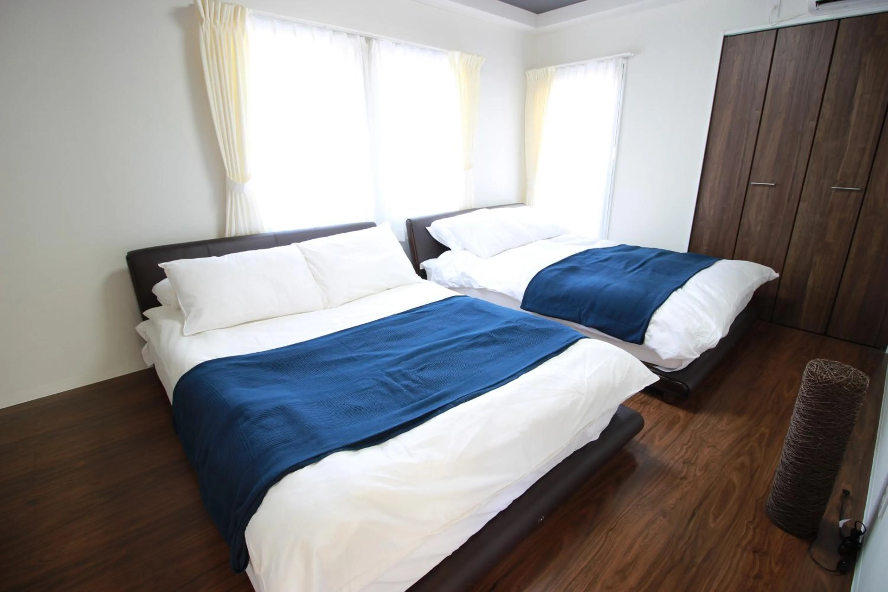 Bed in Atrium Deluxe Apartments Osaka - Self Check-In Only