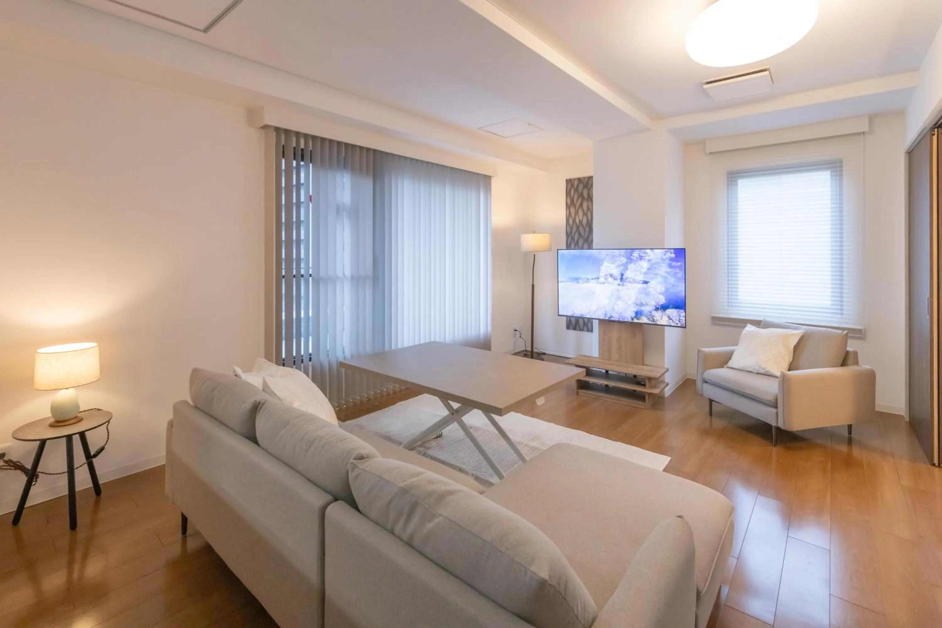 TV and multimedia in Atrium Deluxe Apartments Osaka - Self Check-In Only