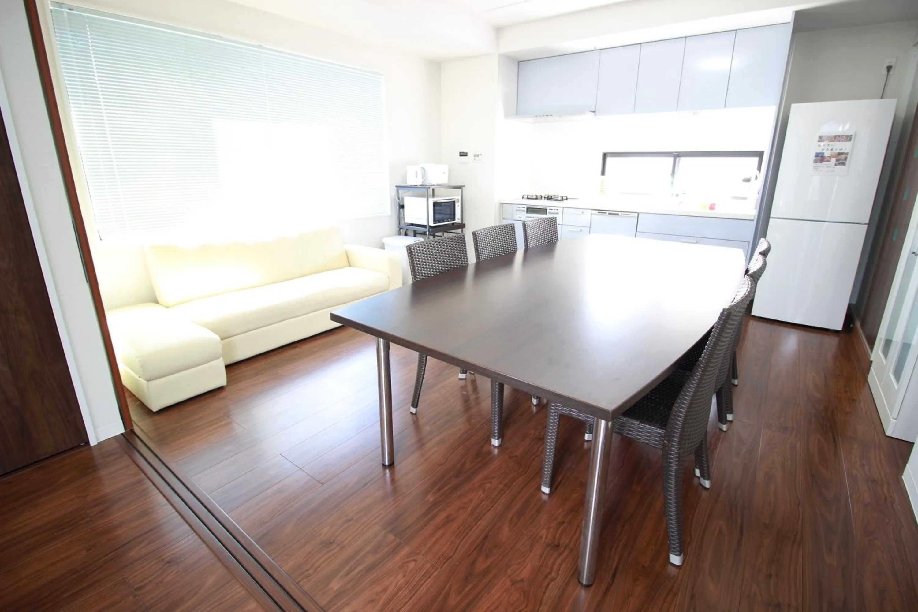 Kitchen or kitchenette in Atrium Deluxe Apartments Osaka - Self Check-In Only