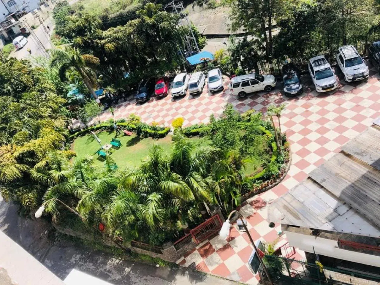 Garden view in Hotel Bali Resort extension Garden view in Hotel Bali Resort extension