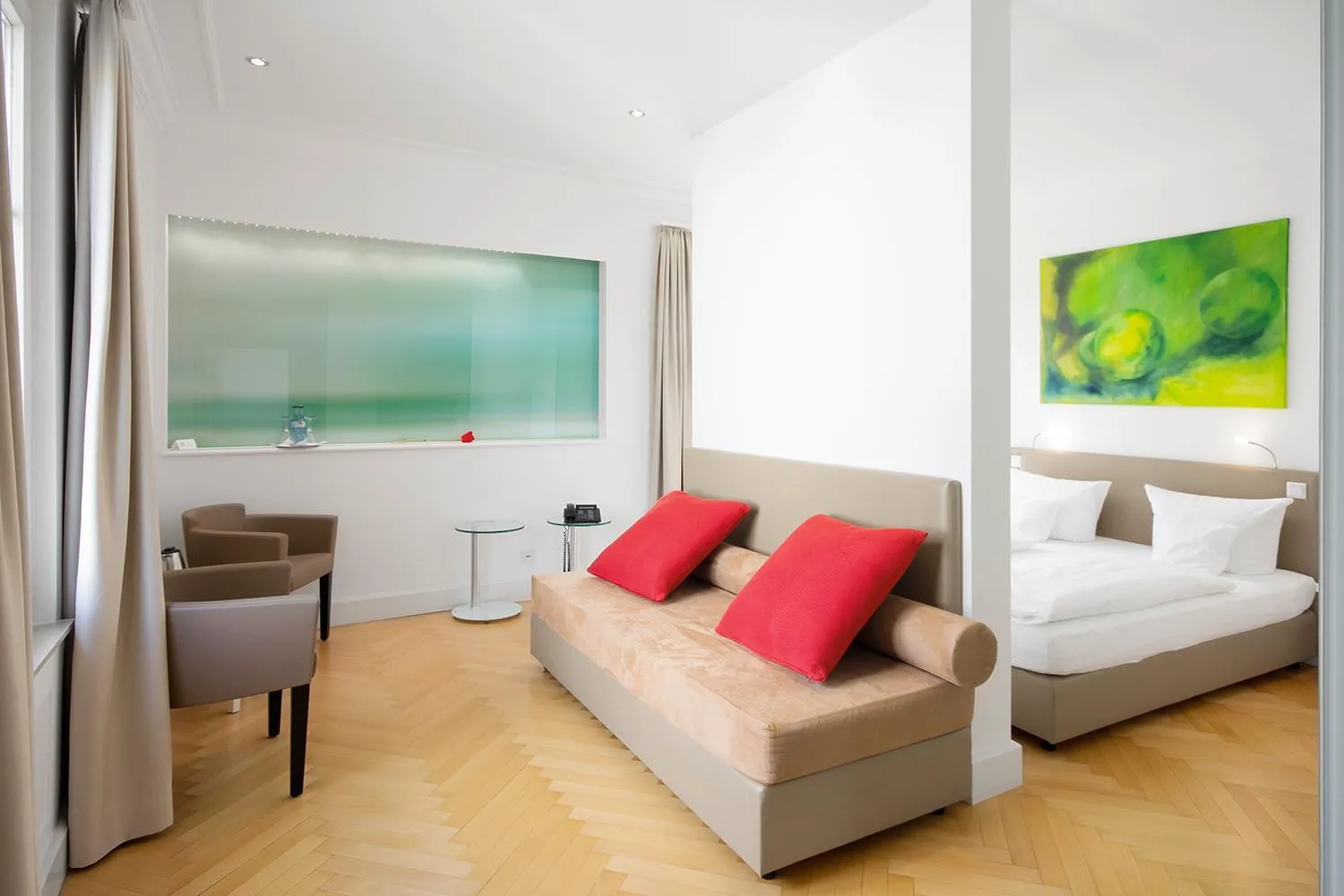 Photo of the whole room, Bed in Hotel Seehof