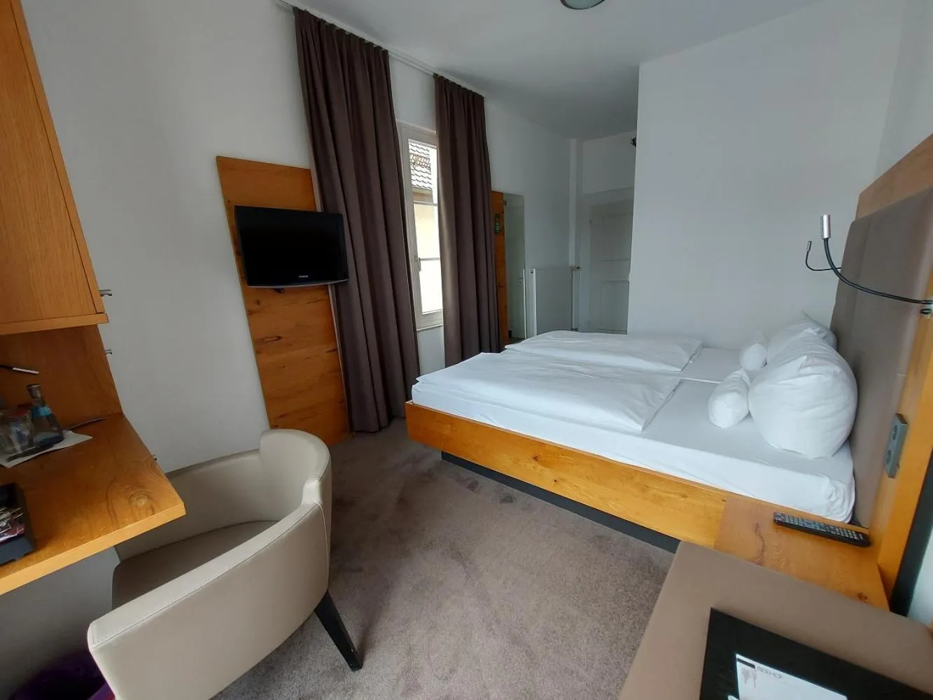 Bedroom, Bed in Hotel Seehof