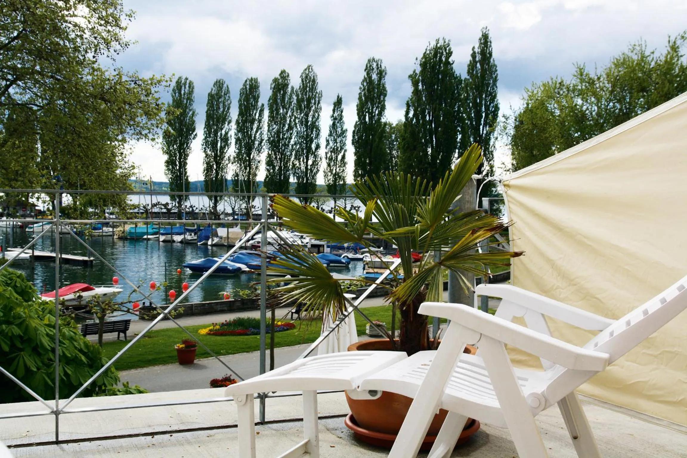 Lake view in Hotel Seehof