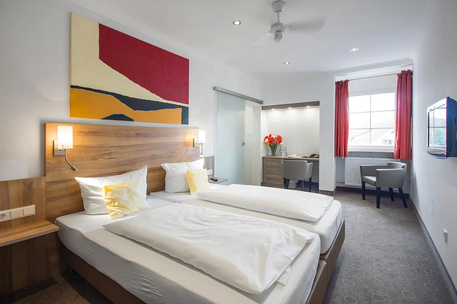 Photo of the whole room, Bed in Hotel Seehof