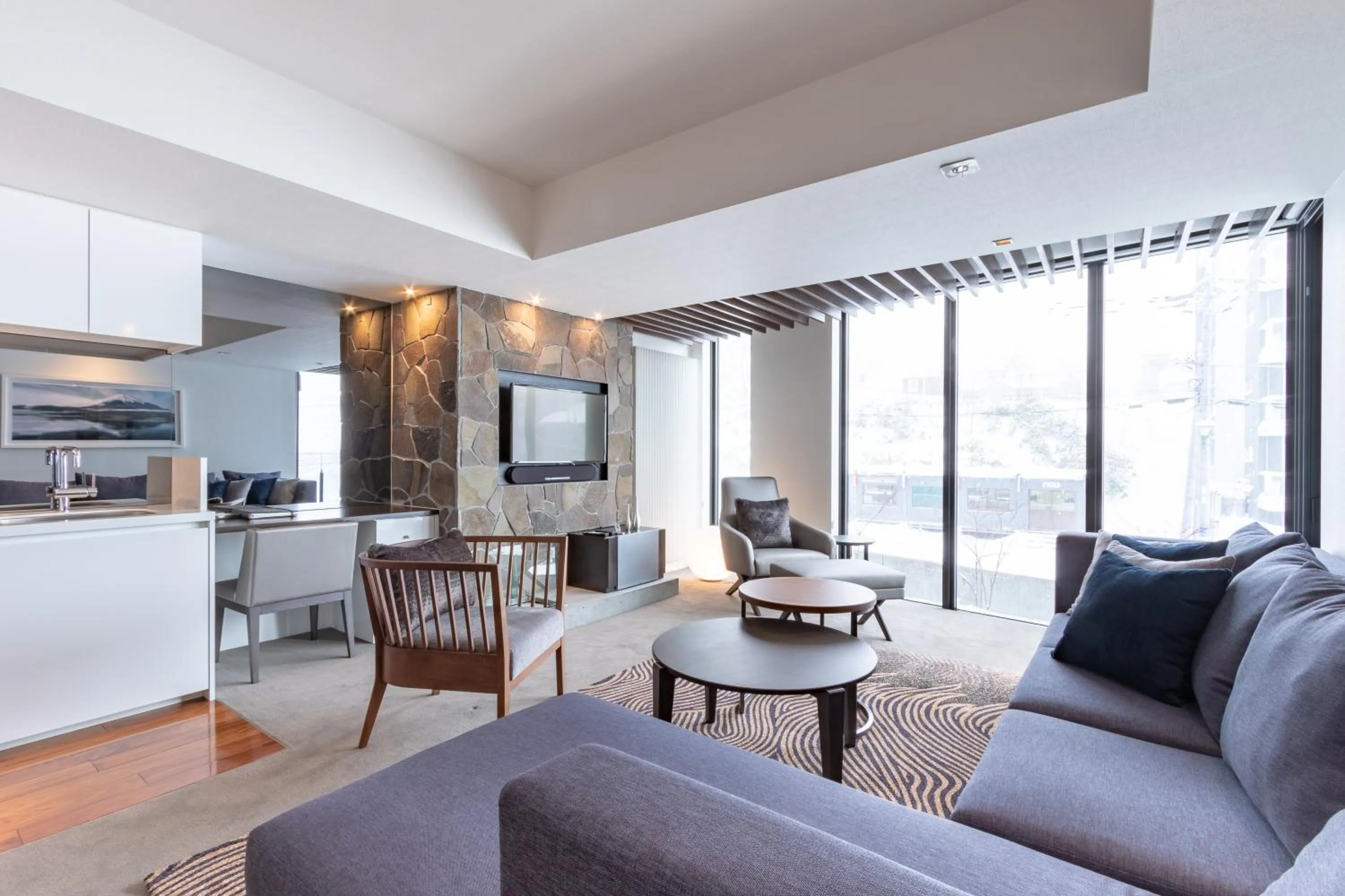 Living room in The Vale Niseko