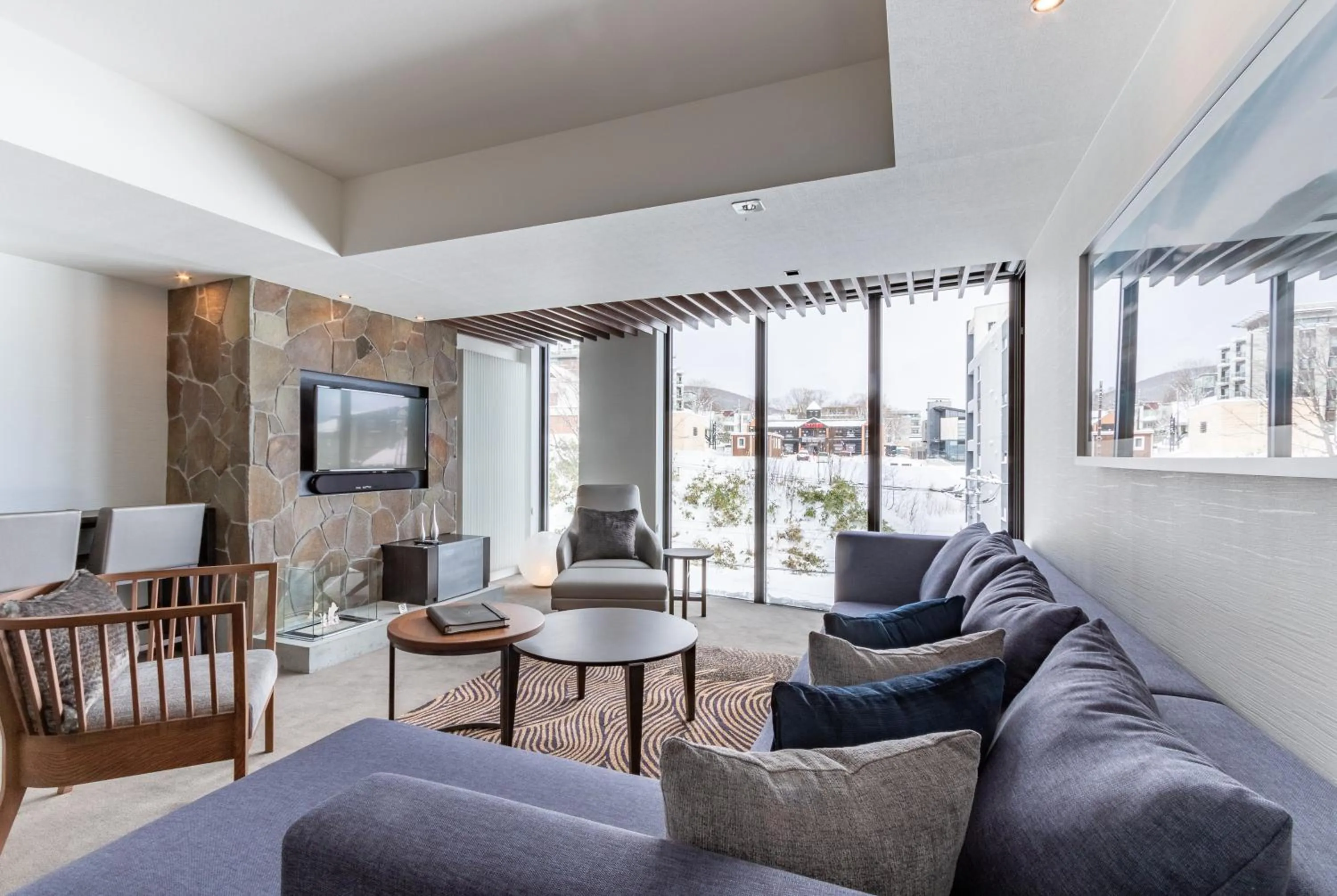 Living room in The Vale Niseko