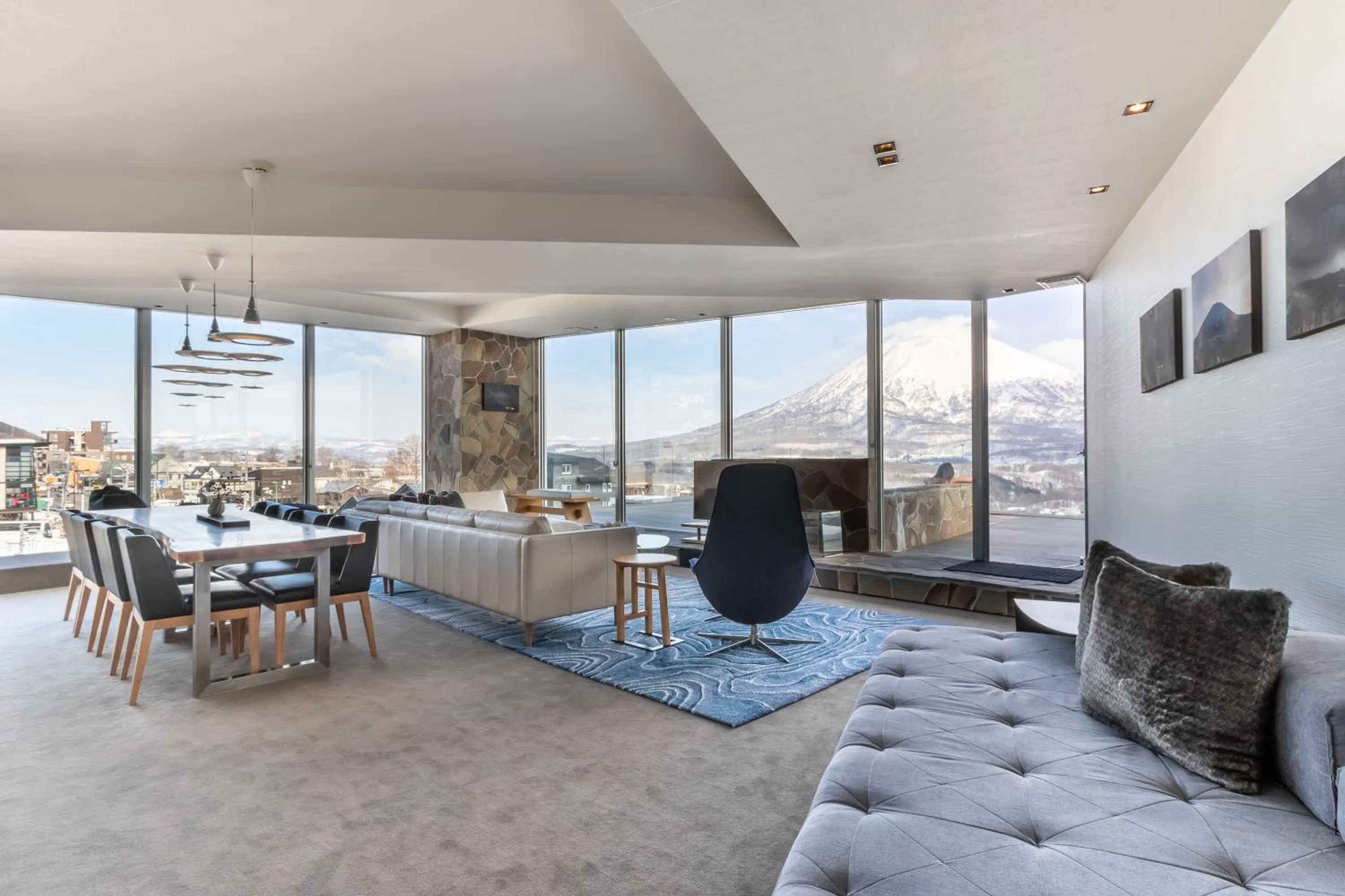 Living room in The Vale Niseko