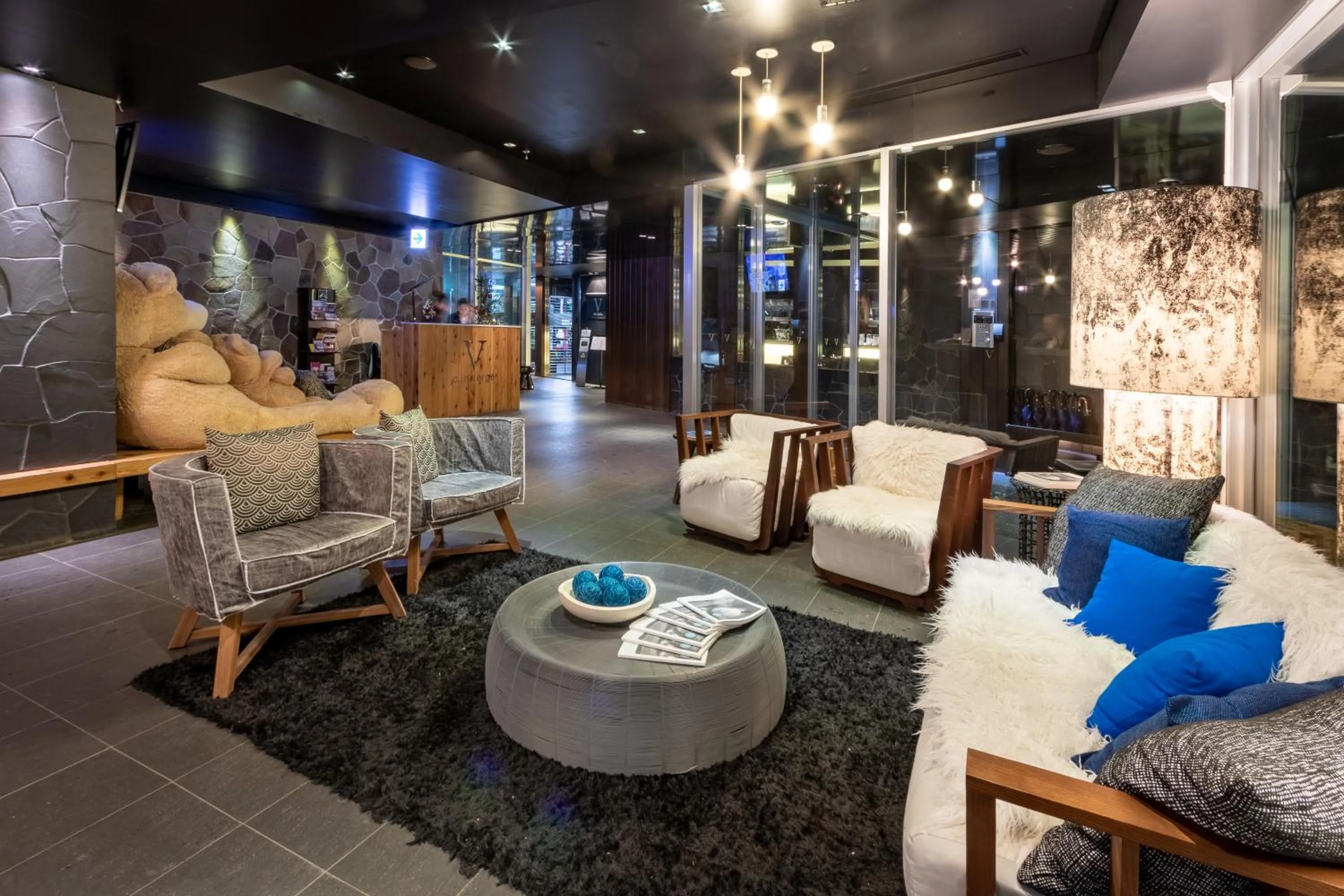 Communal lounge/ TV room in The Vale Niseko