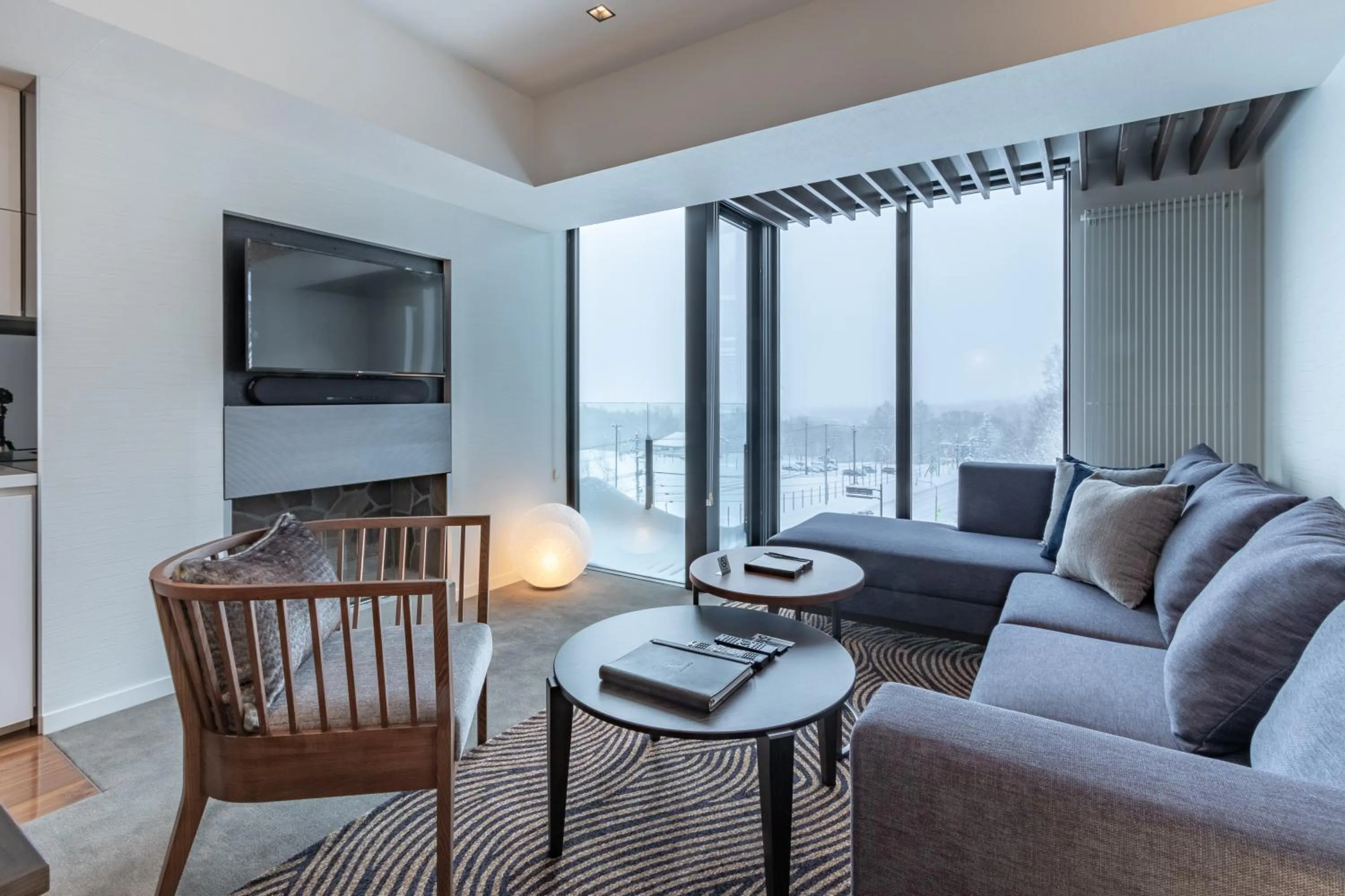 Living room in The Vale Niseko