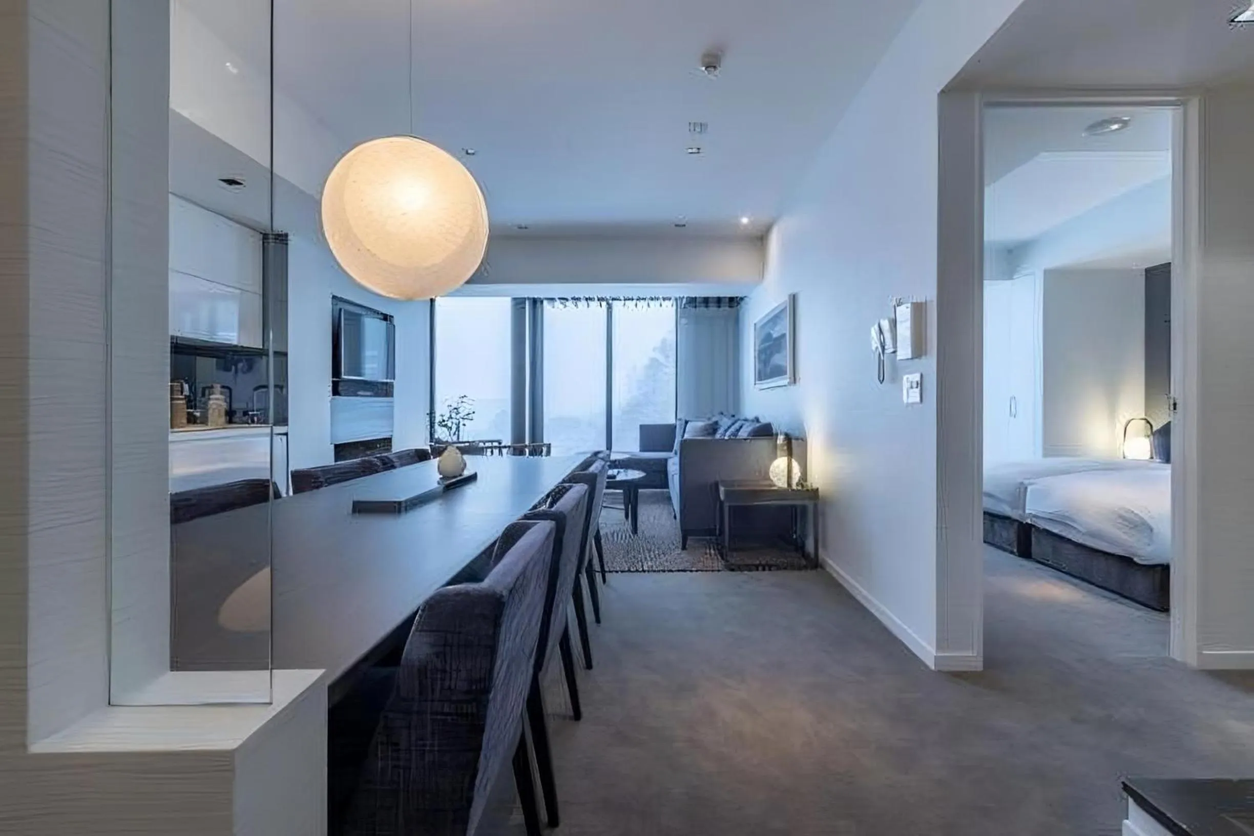 Living room, Bed in The Vale Niseko