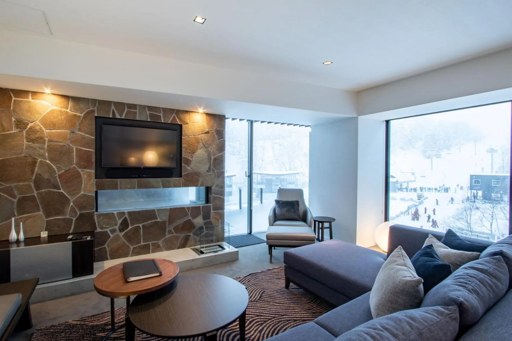 Living room in The Vale Niseko