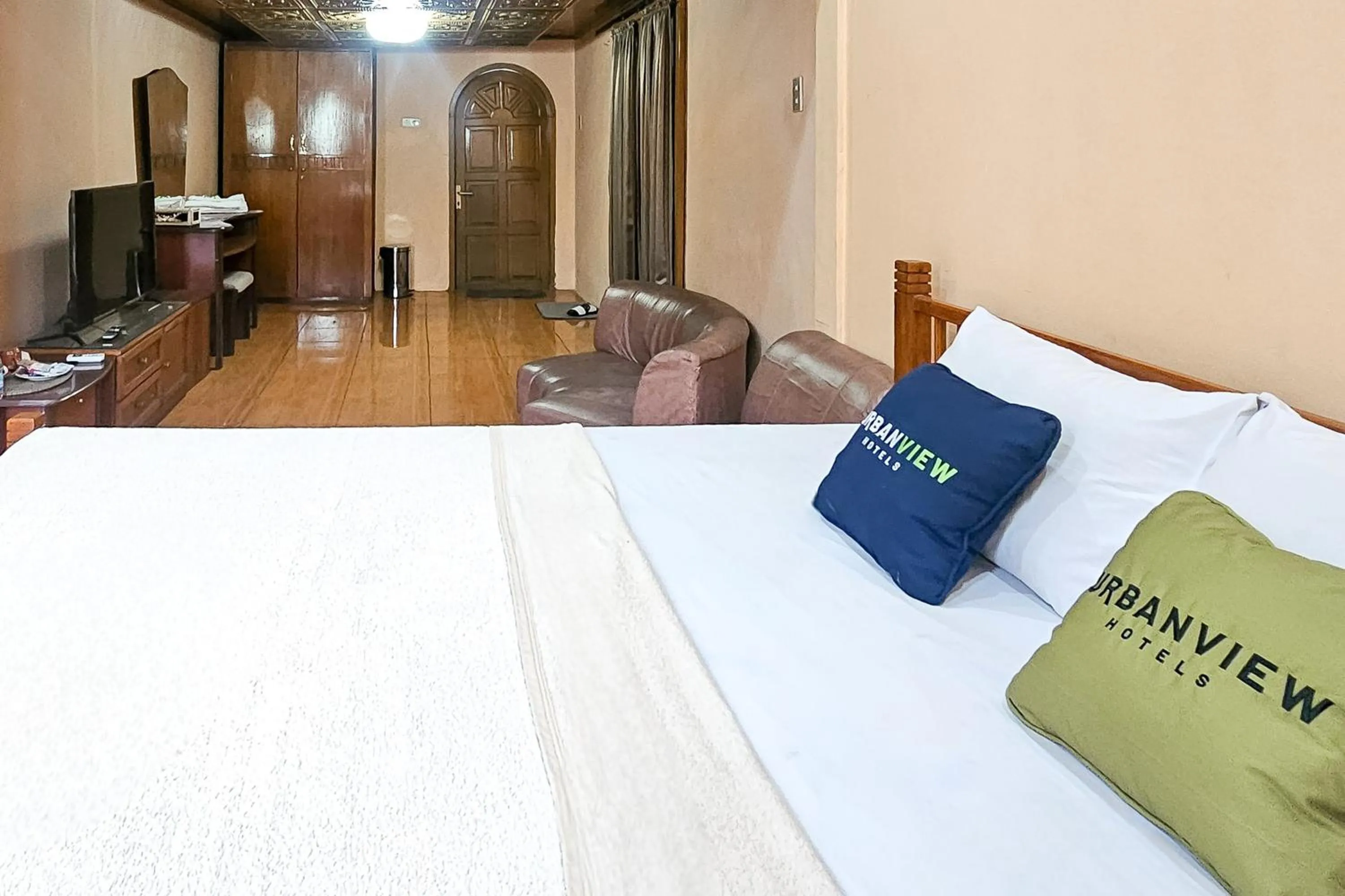 Bedroom, Bed in Urbanview My Grand Hotel Bogor