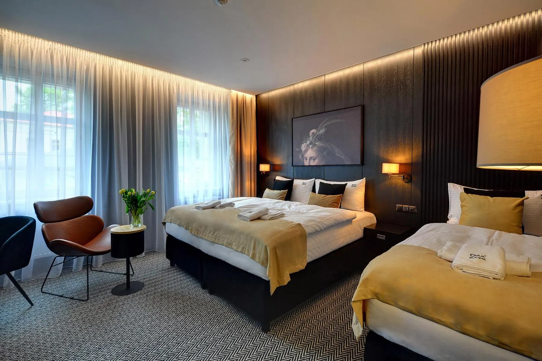 Bedroom, Bed in Restauracja RETRO