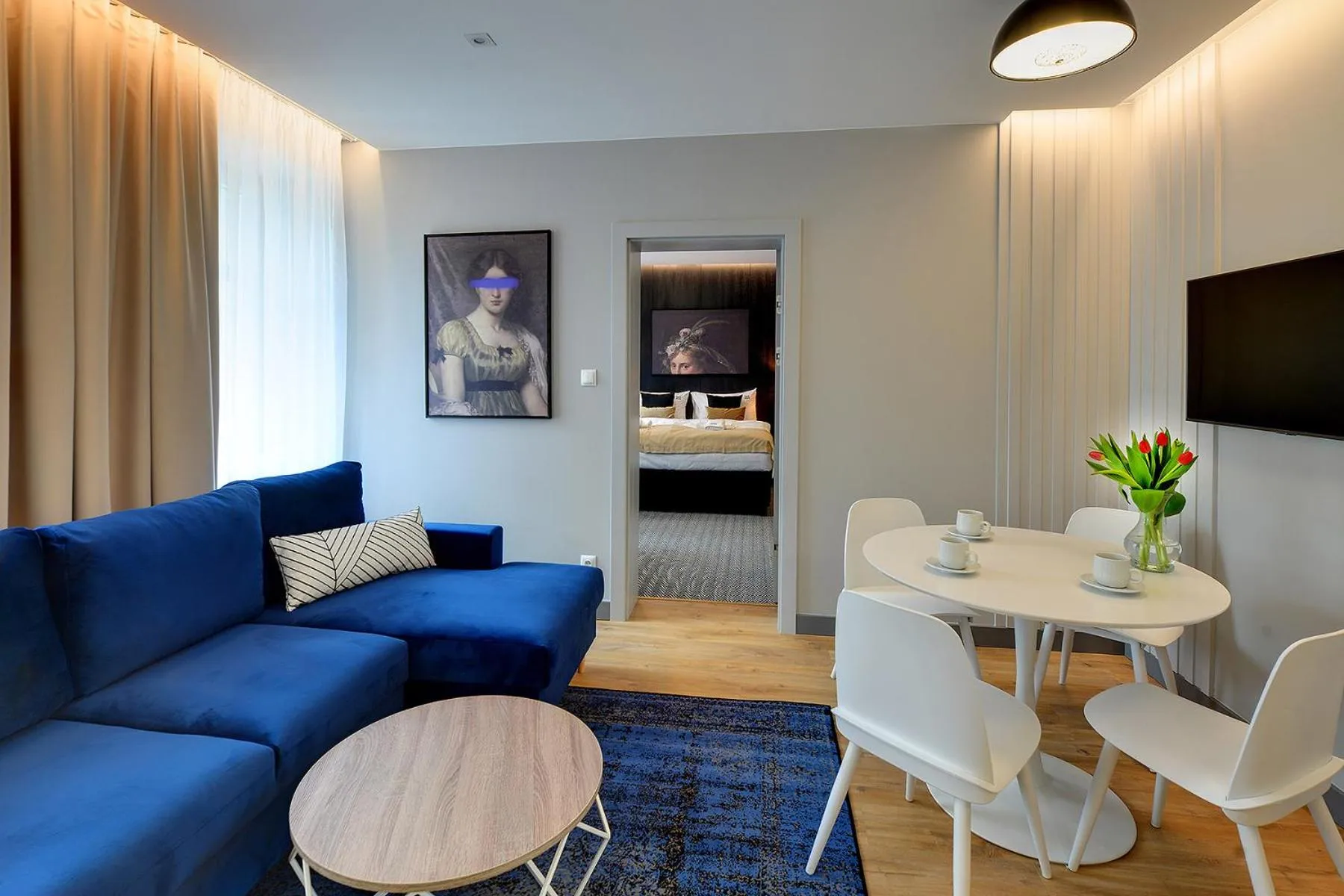 Seating area in Restauracja RETRO