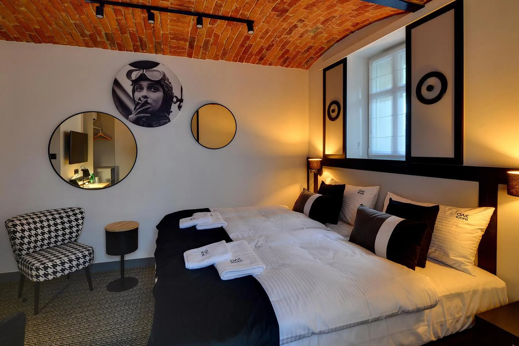 Bedroom, Bed in Restauracja RETRO