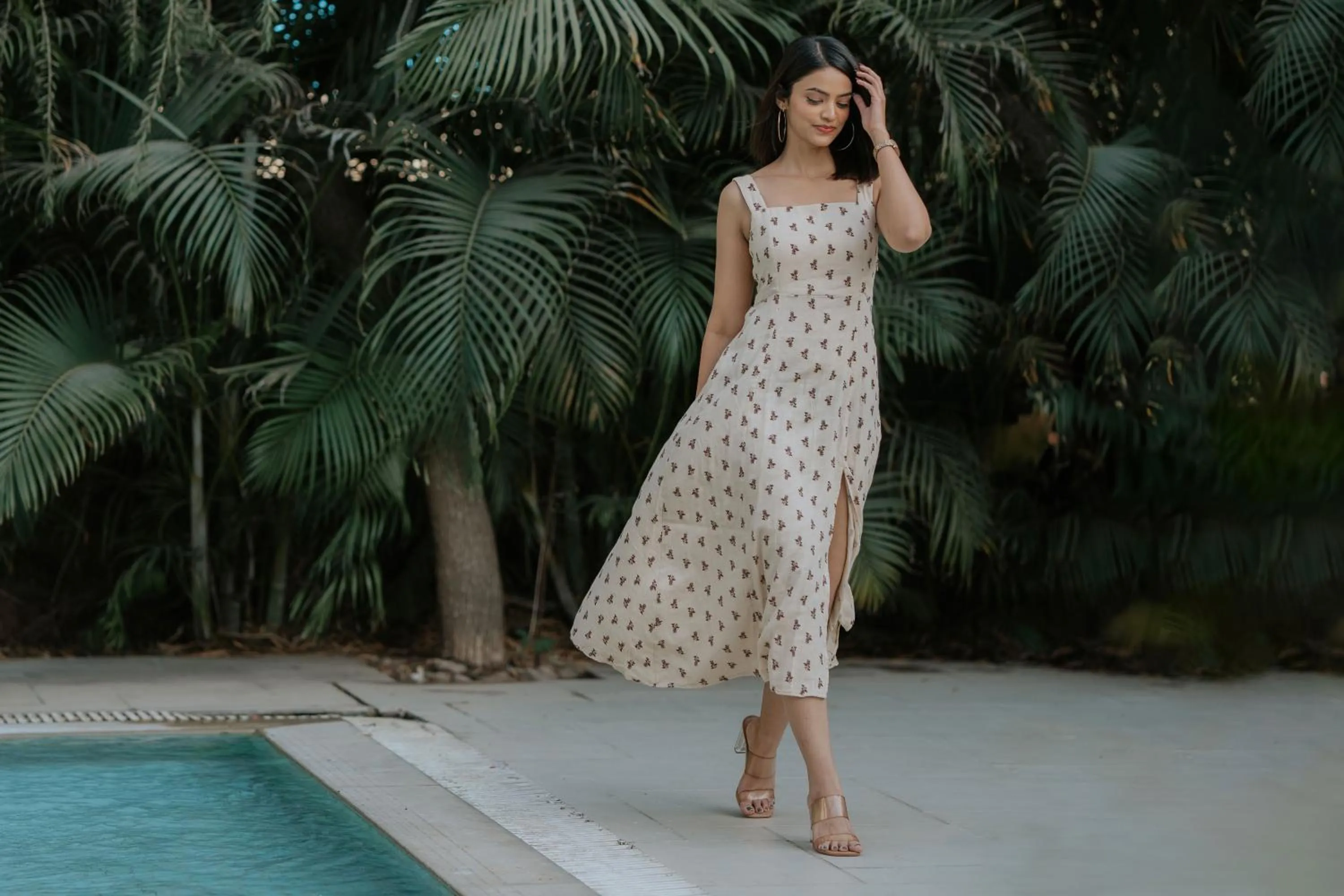 Swimming pool in Treebo Tryst Sr House With Mountain View Udaipur