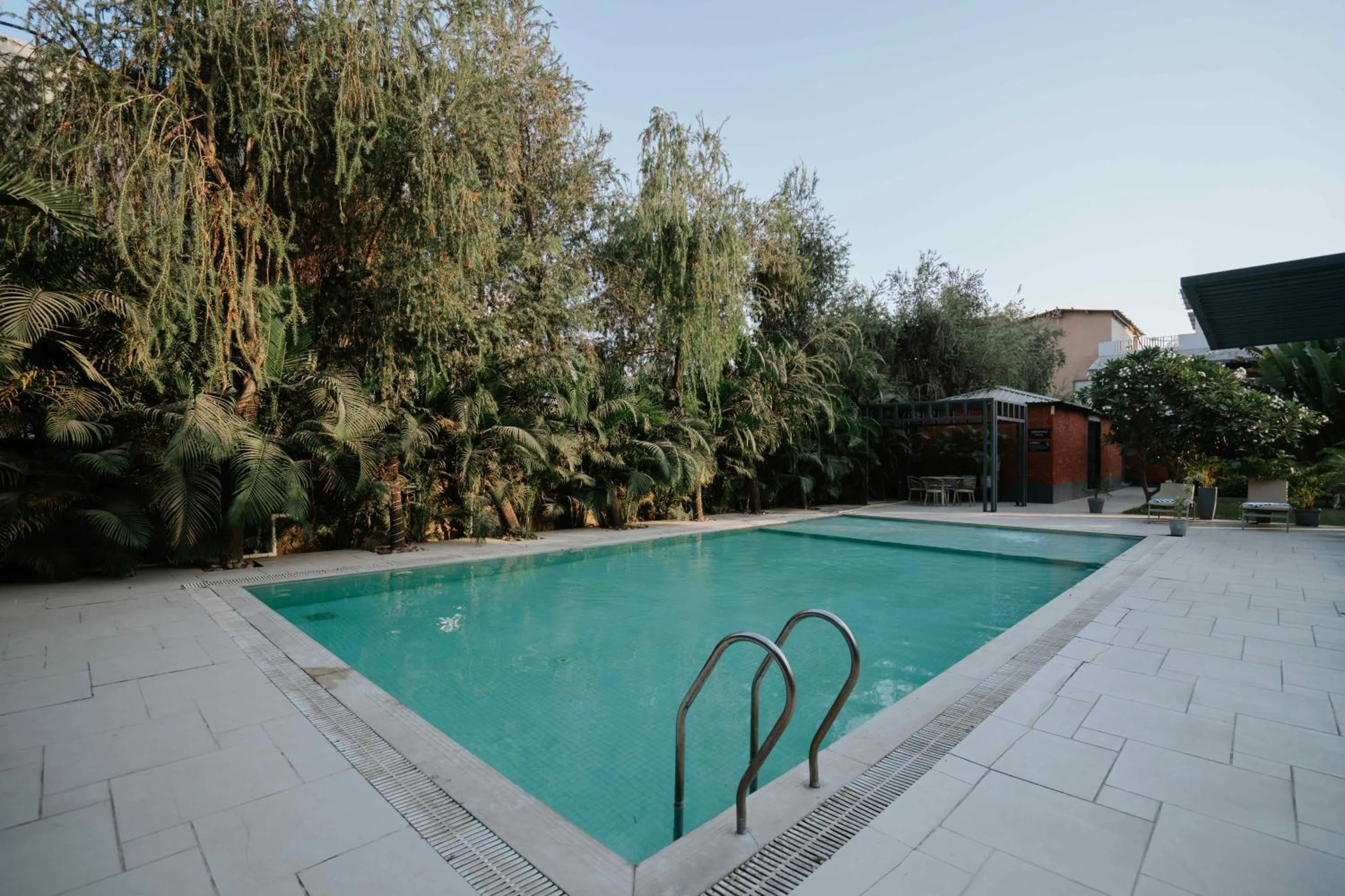 Swimming pool in Treebo Tryst Sr House With Mountain View Udaipur