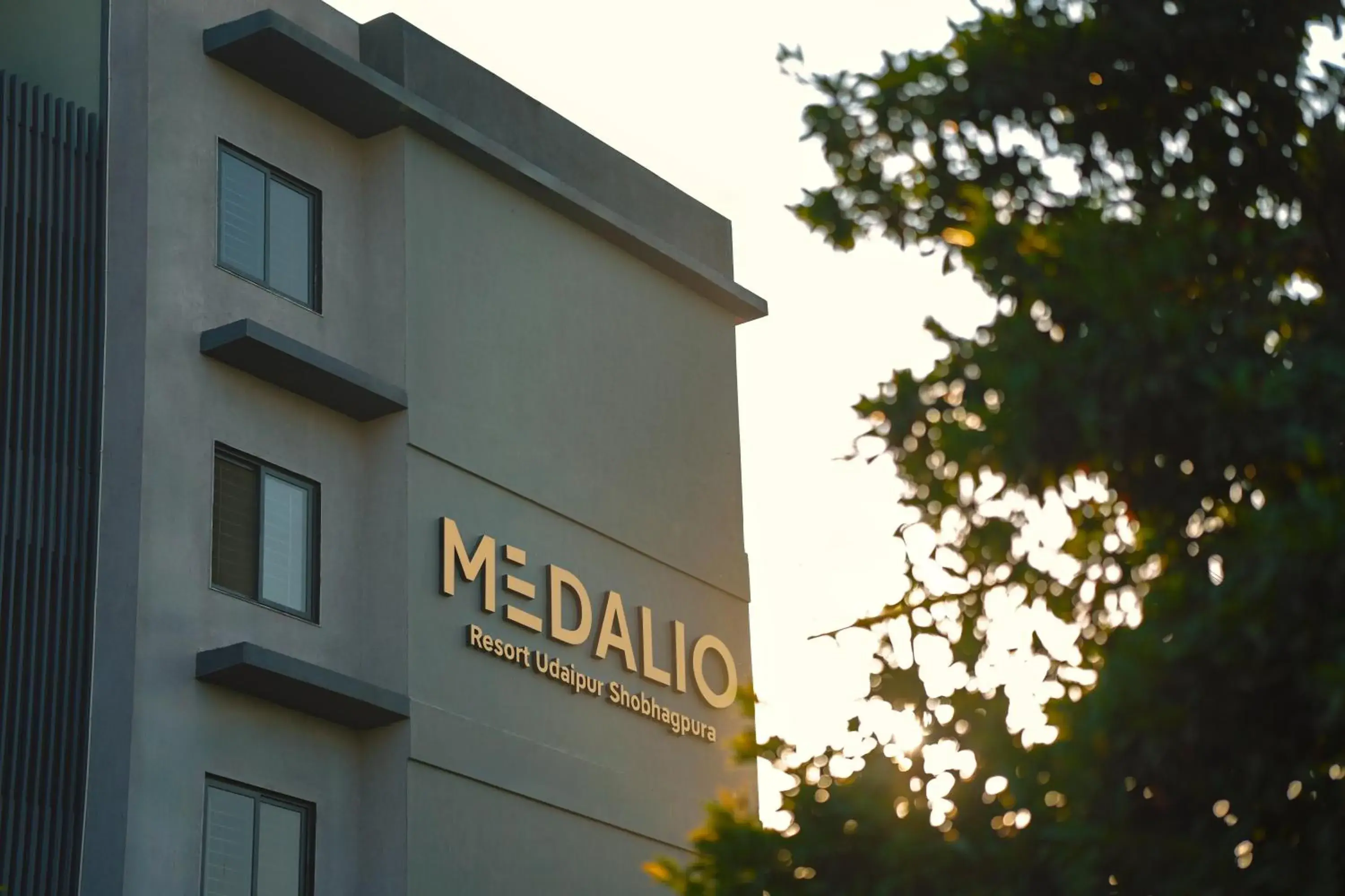 Property building in Medalio Resort Udaipur Shobhagpura Property building in Medalio Resort Udaipur Shobhagpura