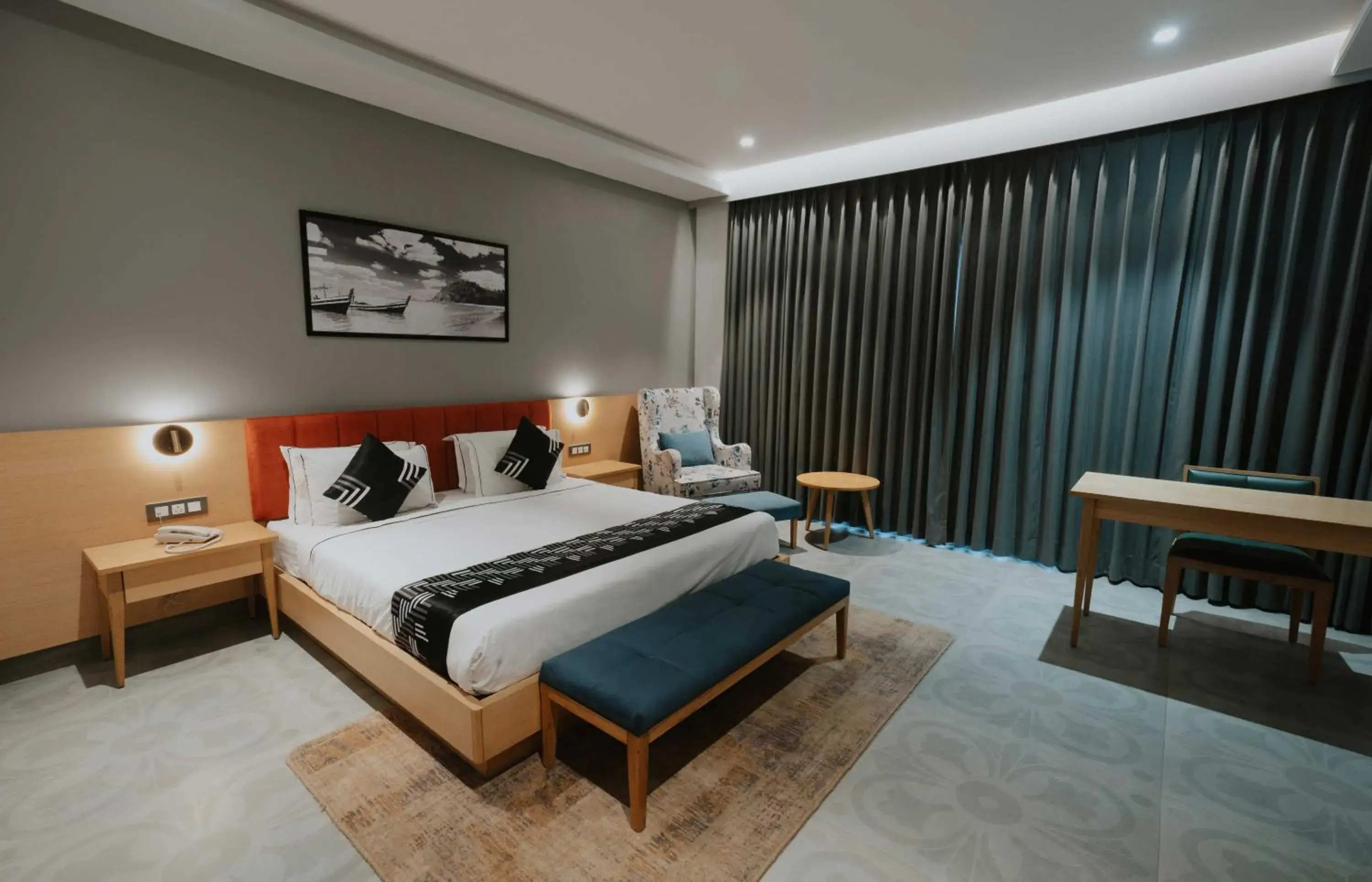 Bedroom, Bed in Medalio Resort Udaipur Shobhagpura Bedroom, Bed in Medalio Resort Udaipur Shobhagpura