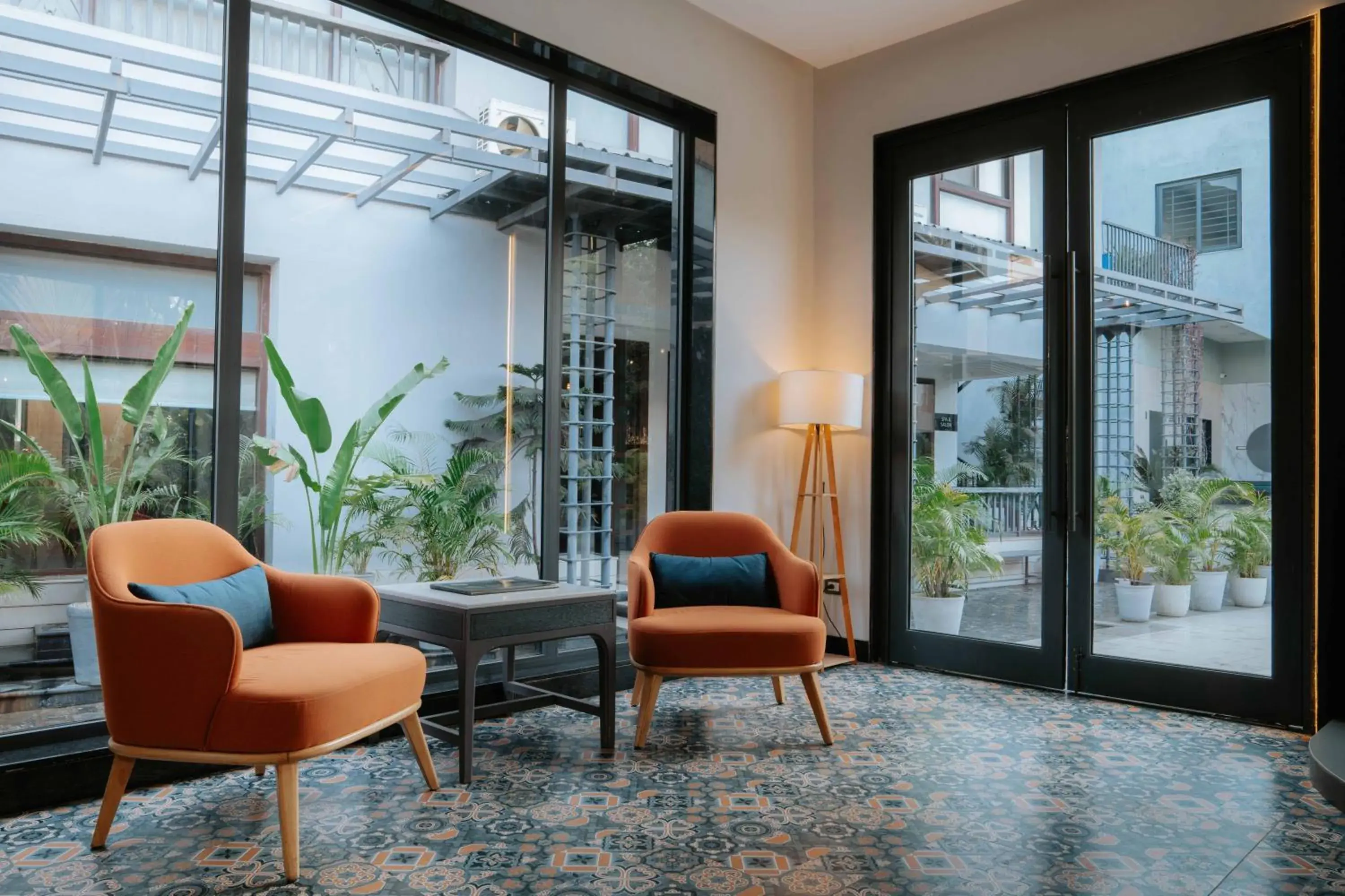 Lobby or reception in Medalio Resort Udaipur Shobhagpura Lobby or reception in Medalio Resort Udaipur Shobhagpura