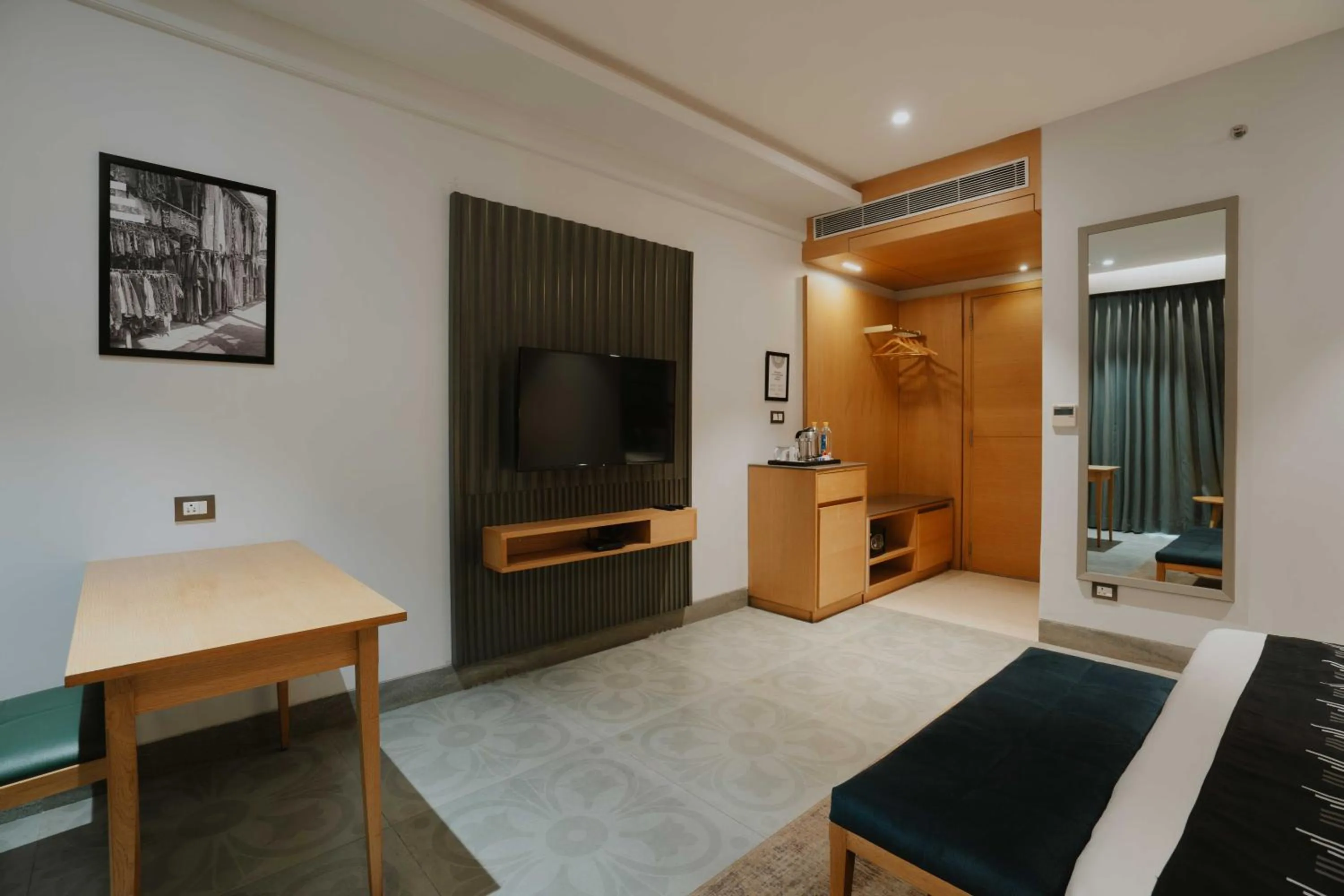 Bedroom in Treebo Tryst Sr House With Mountain View Udaipur