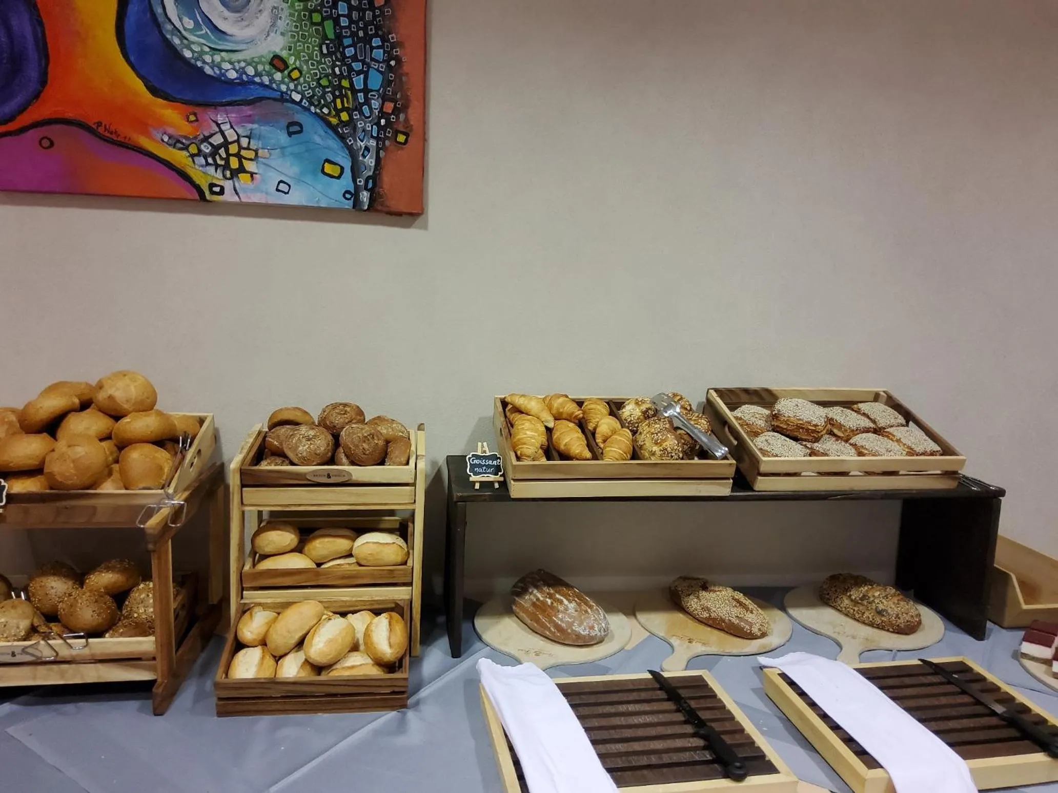 Buffet breakfast in Seehotel