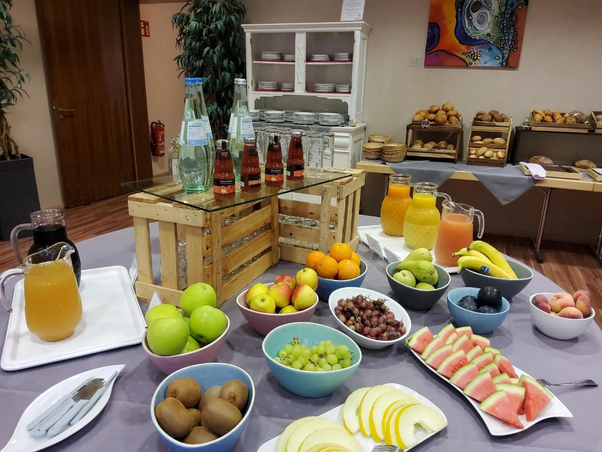 Buffet breakfast in Seehotel