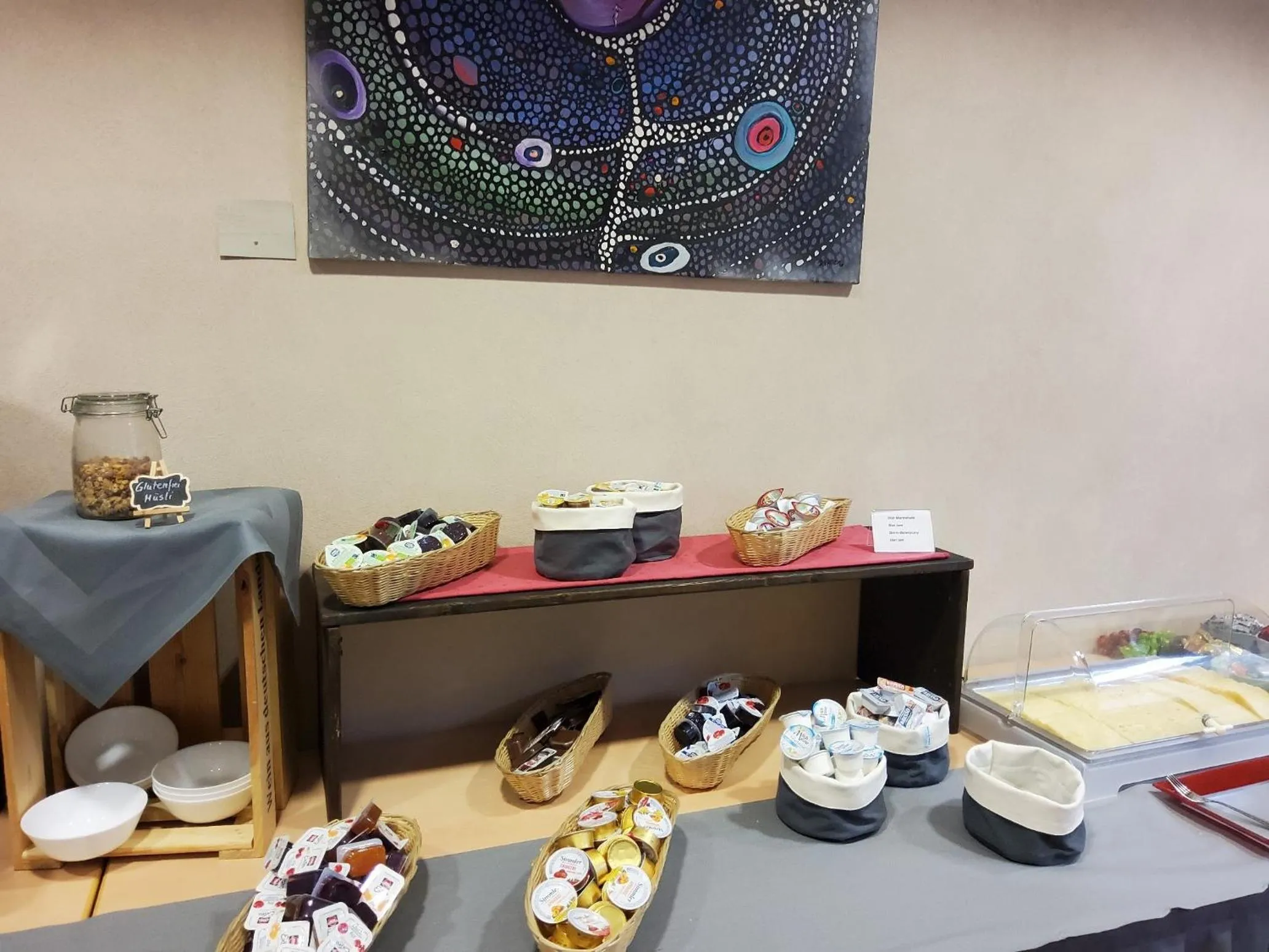 Buffet breakfast in Seehotel