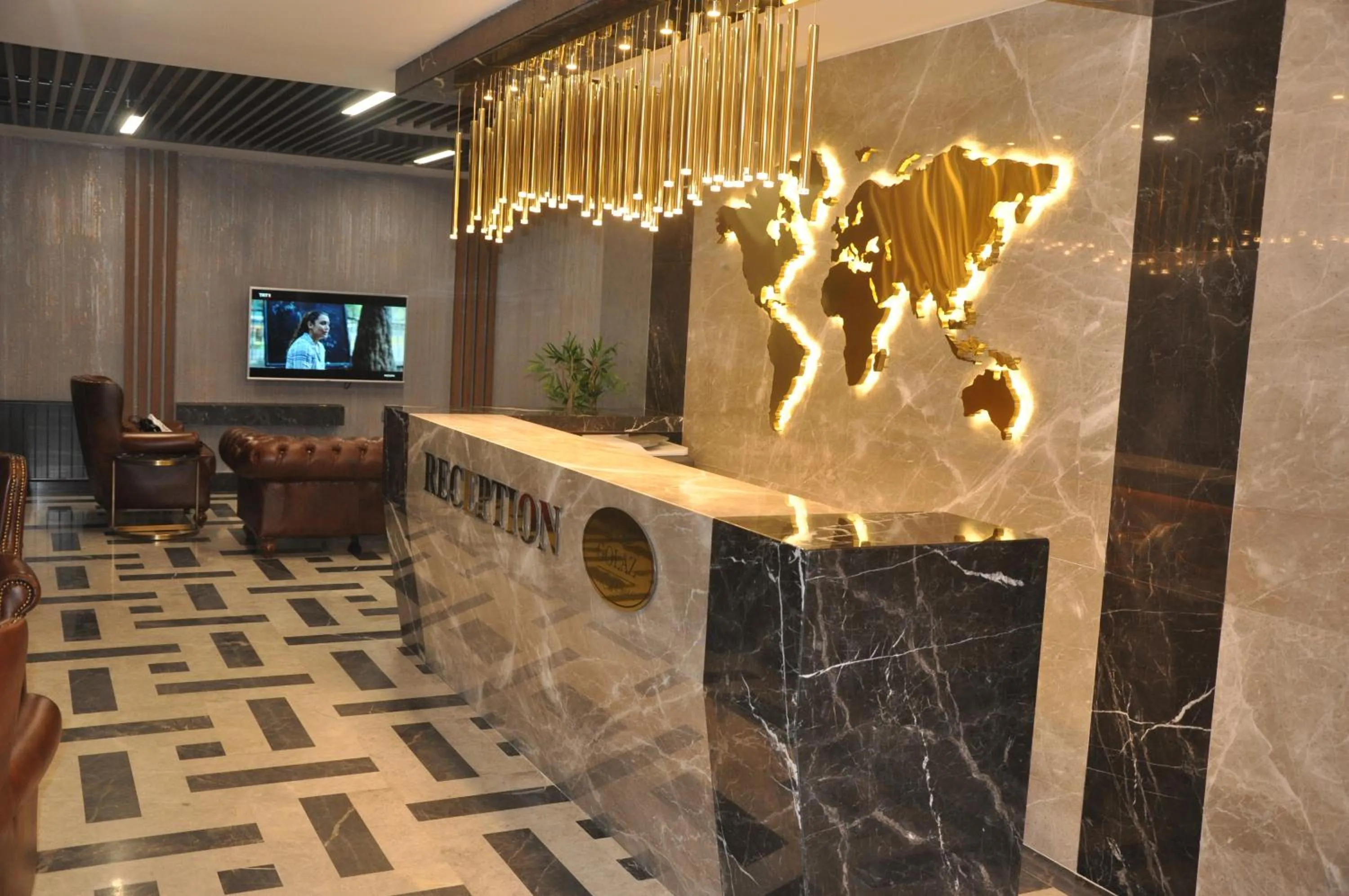 Lobby or reception in GOLAZ SUİT OTEL