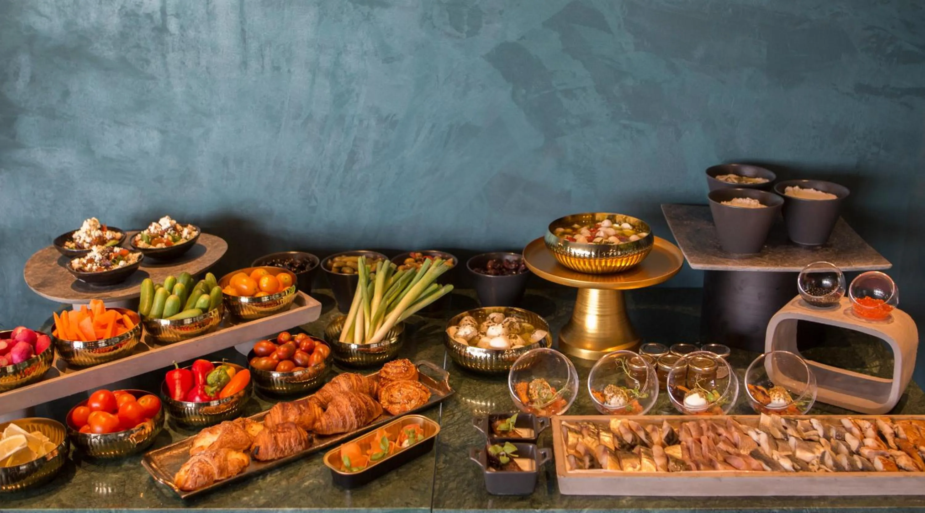 Buffet breakfast in Brown Lighthouse Tel Aviv, a member of Brown Hotels