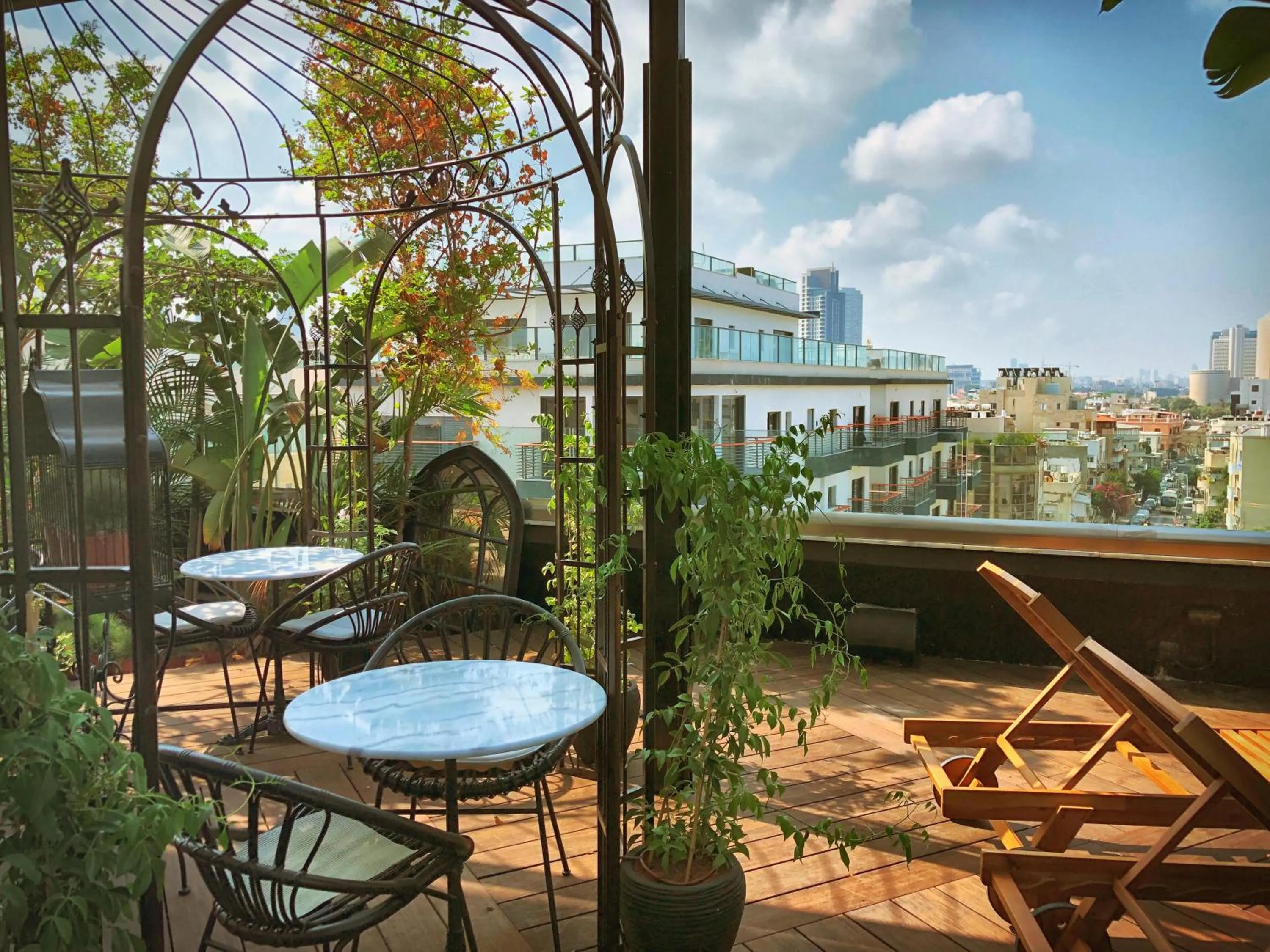 Balcony/Terrace in Brown Lighthouse Tel Aviv, a member of Brown Hotels